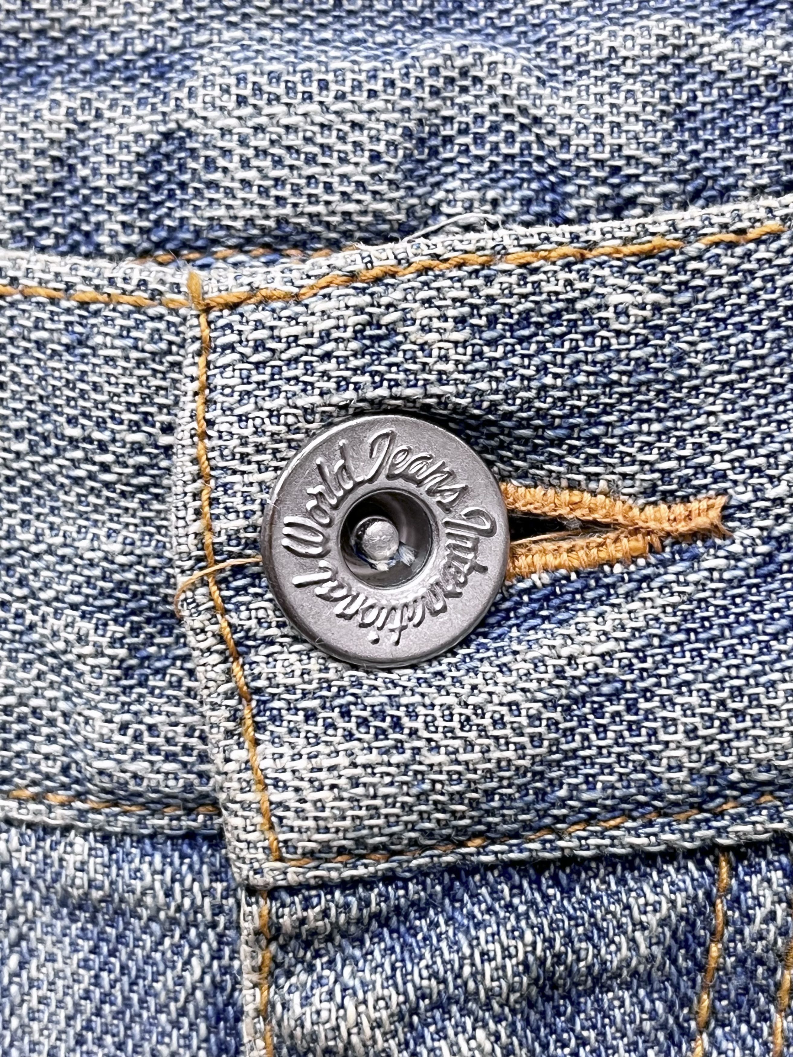 Addict Clothes Japan GUMU Hagi Distressed Design Lightwash Hysteric Glamour Style Size US 32 / EU 48 - 12 Thumbnail