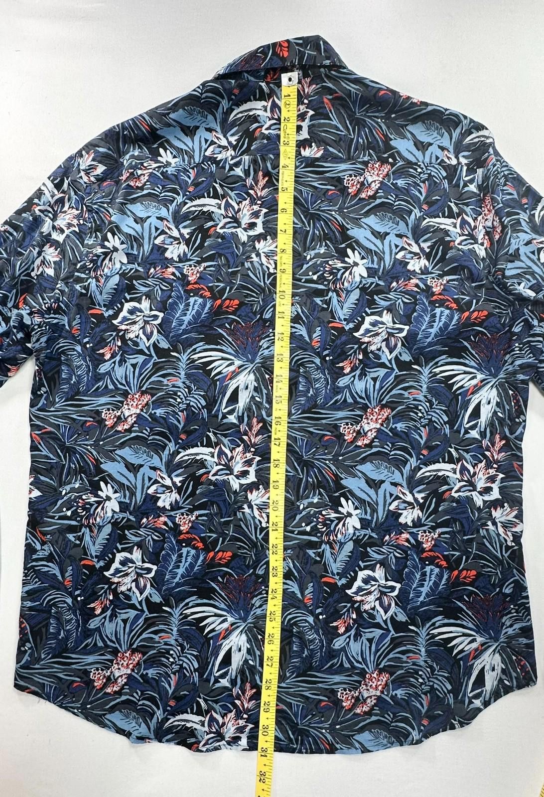 H&M H&M Relaxed Fit Floral Oxford Button Up Multicolor Mens L Size US L / EU 52-54 / 3 - 4 Thumbnail