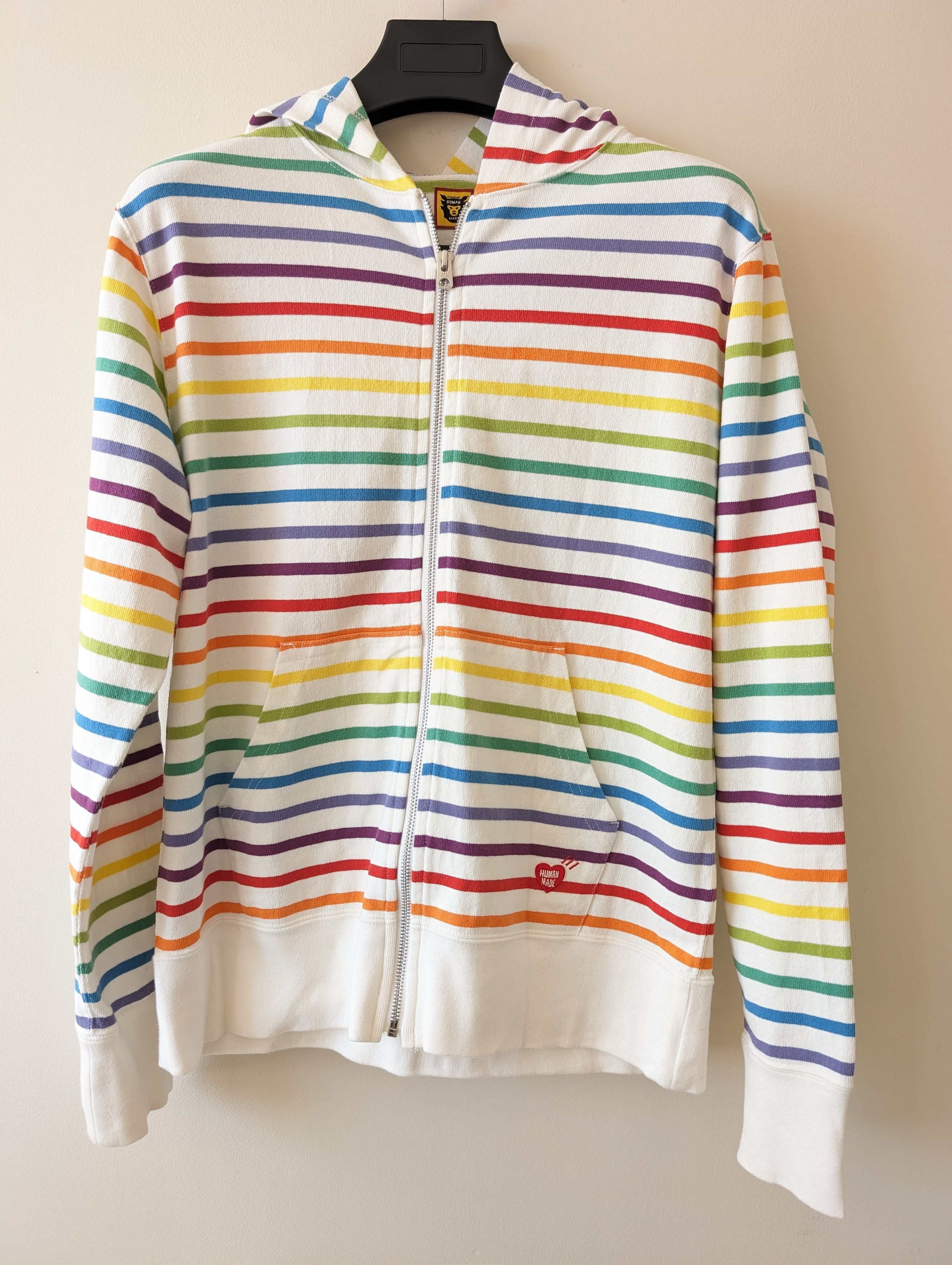 Human Made Human Made Rainbow Striped Hoodie Size US M / EU 48-50 / 2 - 1 Thumbnail