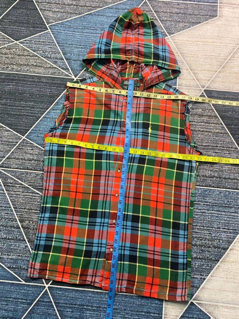 Polo Ralph Lauren PRL Sleeveless Hooded Shirt Size US L / EU 52-54 / 3 - 9 Thumbnail