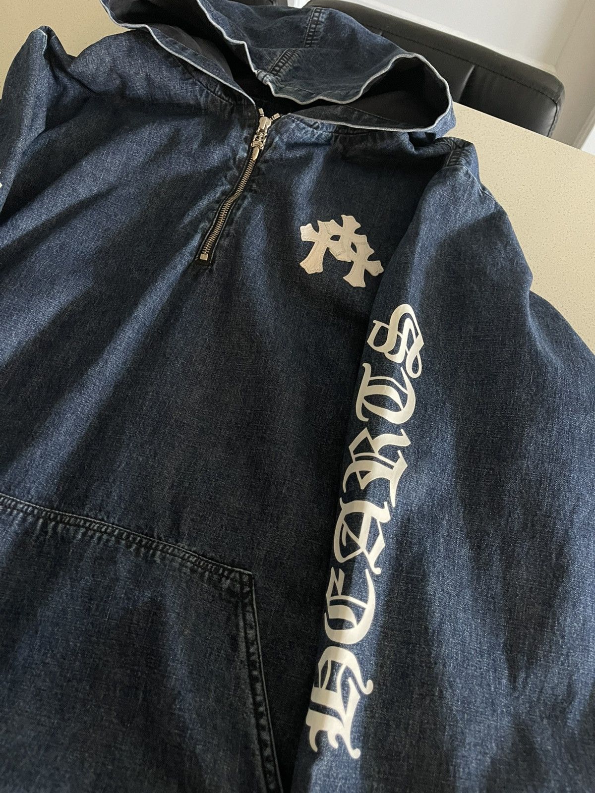 Chrome Hearts Chrome Hearts Denim Half Zip Size US XL / EU 56 / 4 - 2 Thumbnail