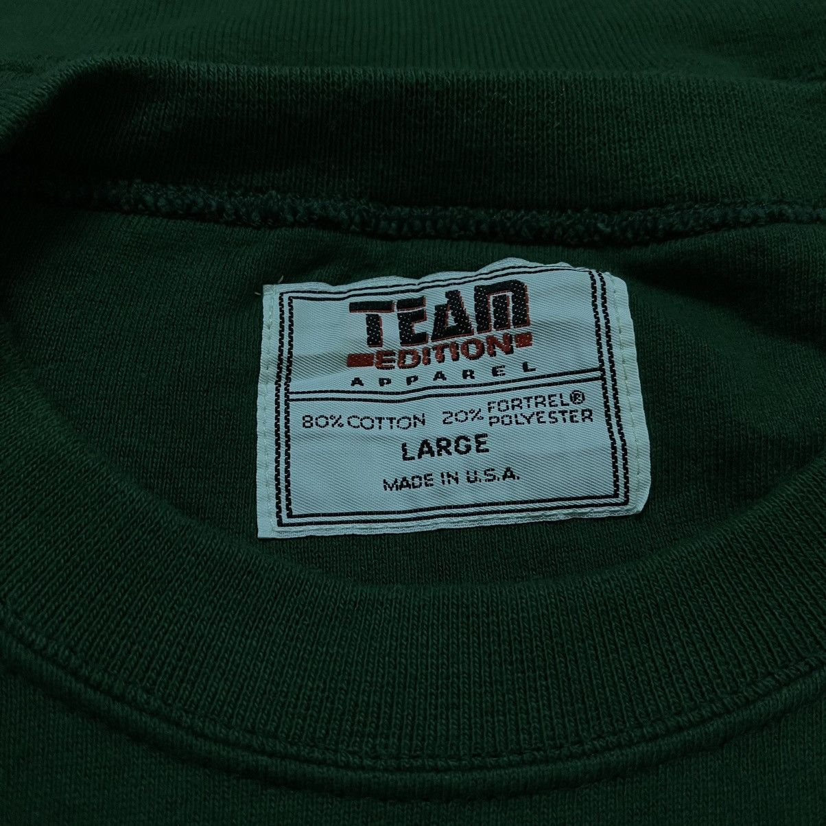 NFL Vintage 90s Miami Canes NFL Sweatshirt Pullover Size US L / EU 52-54 / 3 - 4 Thumbnail