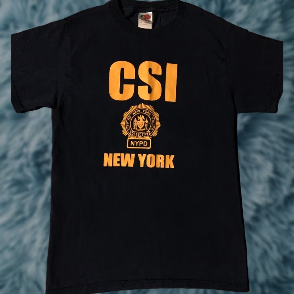 Vintage VINTAGE CSI New York Crime Scene Investigator Faded Shirt S NYPD Police Grunge 90s Shirt Mens Blue Short Sleeve Boots Size US S / EU 44-46 / 1 - 1 Thumbnail