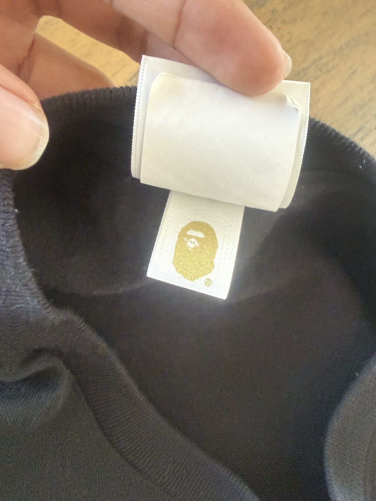 Bape Bape A Bathing Ape Check By Bathing Tee Size US S / EU 44-46 / 1 - 5 Thumbnail