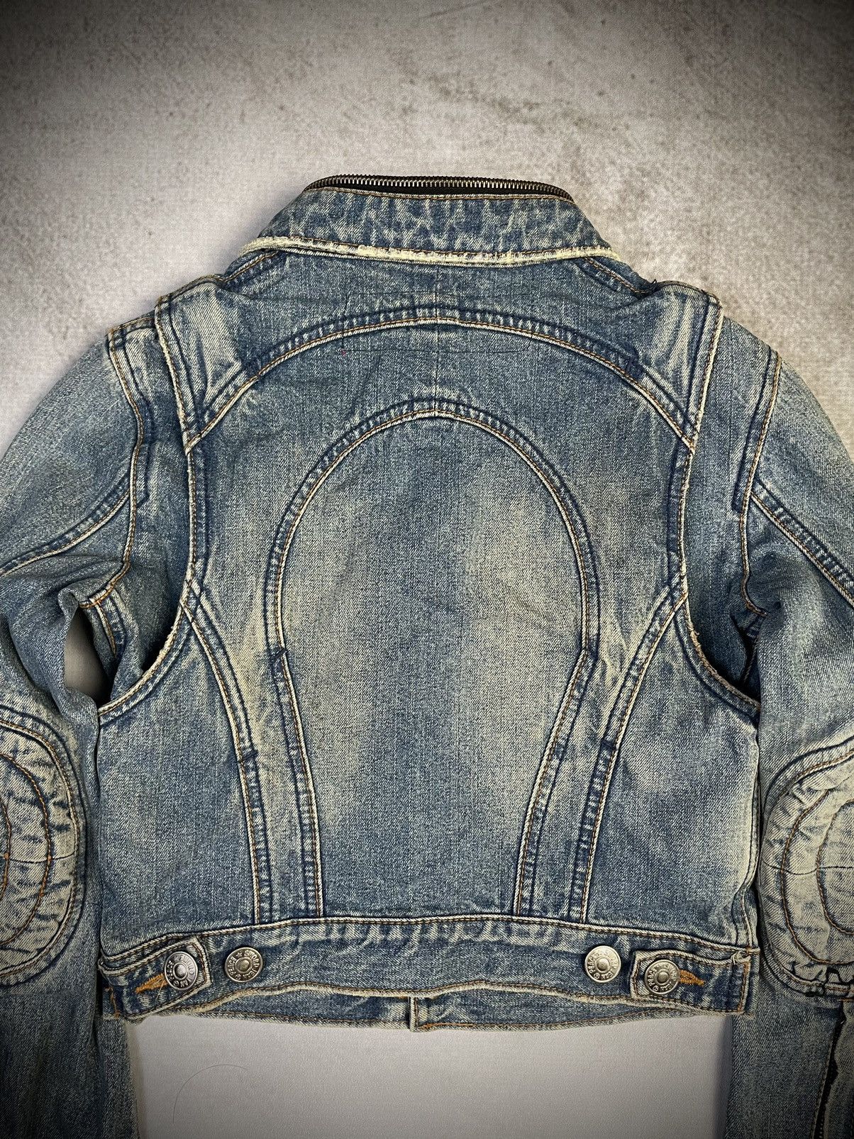 Hysteric Glamour Y2k Swordfish Modular Dystopian Denim Jacket Size XS / US 0-2 / IT 36-38 - 11 Thumbnail