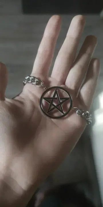 Jewelry Clavicle Cuban Chain Pentagram Necklace Size ONE SIZE - 4 Thumbnail