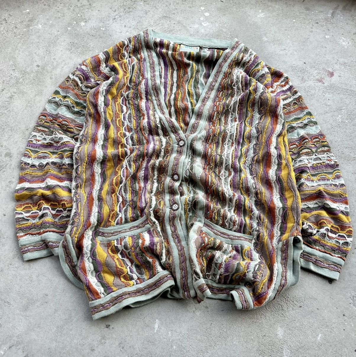 Coogi BEAUTIFUL WOMEN’s COOGI CABLE CARDIGAN Size M / US 6-8 / IT 42-44 - 6 Thumbnail