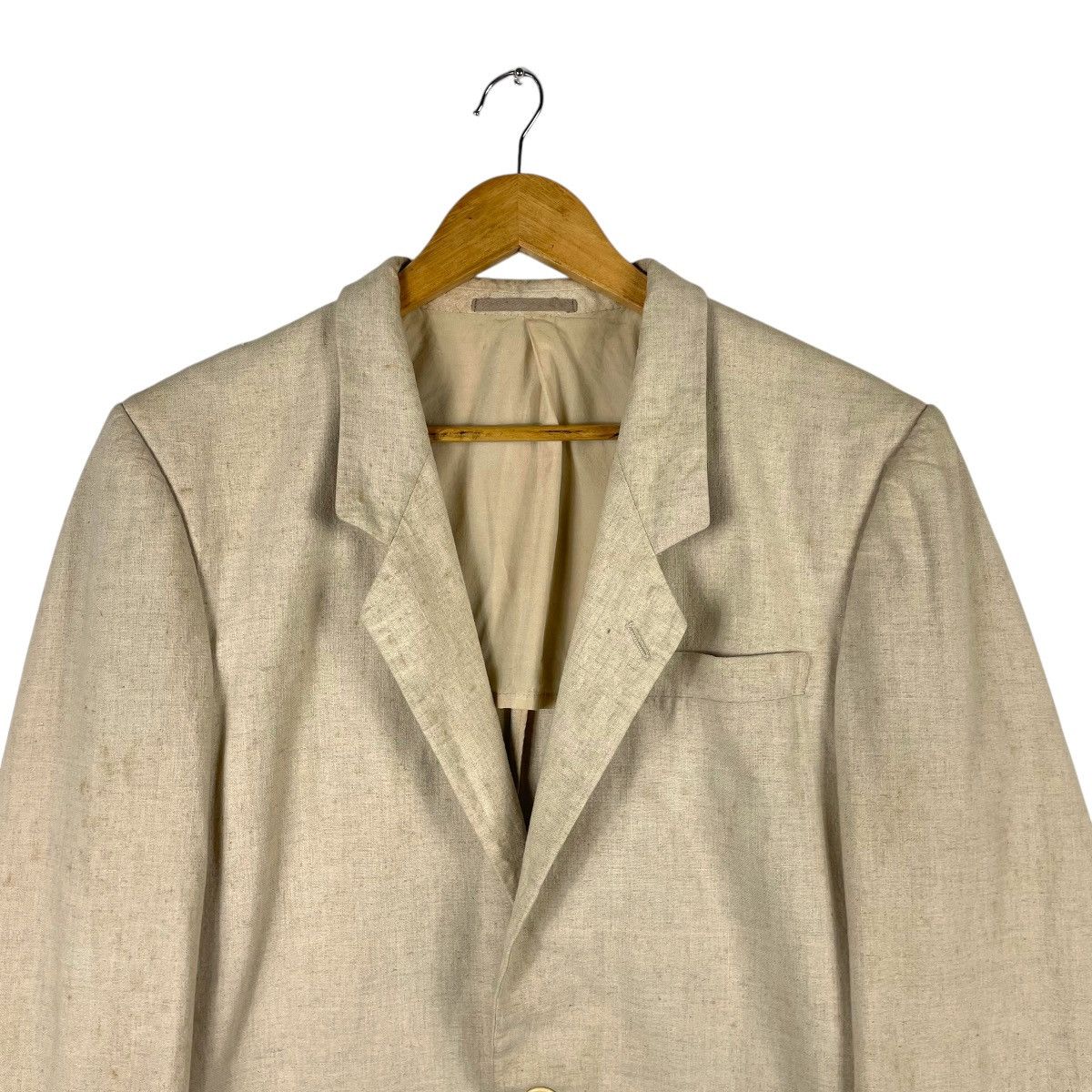 Issey Miyake × Vintage 💥 80s ISSEY MIYAKE MEN BUTTON JACKET COAT Size US M / EU 48-50 / 2 - 5 Thumbnail