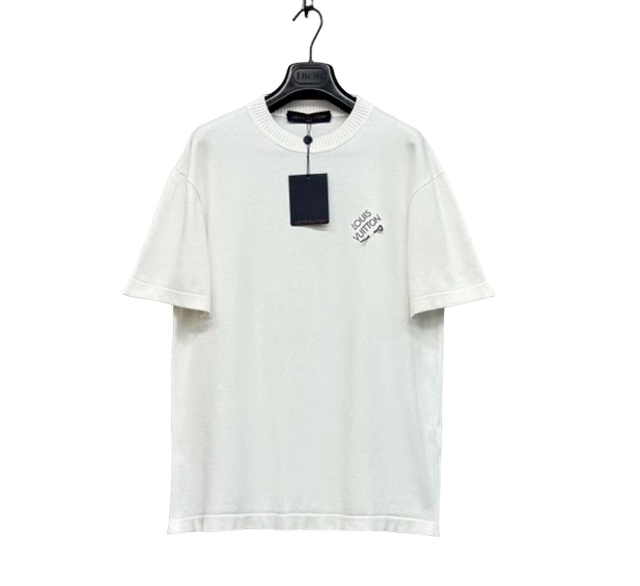 Louis Vuitton Louis Vuitton Pin Logo Knit T-Shirt Size M Size US M / EU 48-50 / 2 - 1 Thumbnail