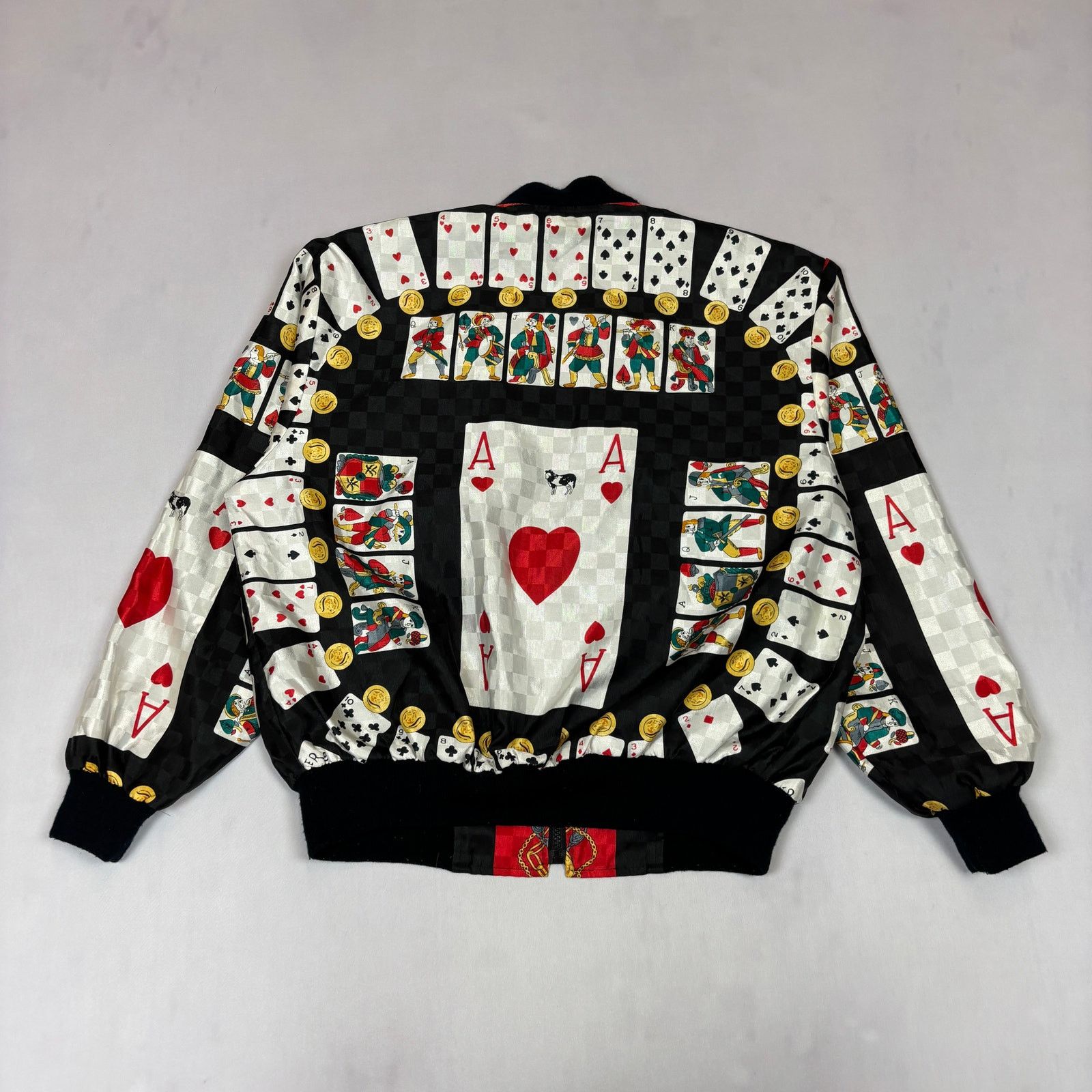Vintage Vintage 80s Rainbow Collection Jacket Cards & Coins Poker L Size US L / EU 52-54 / 3 - 3 Thumbnail