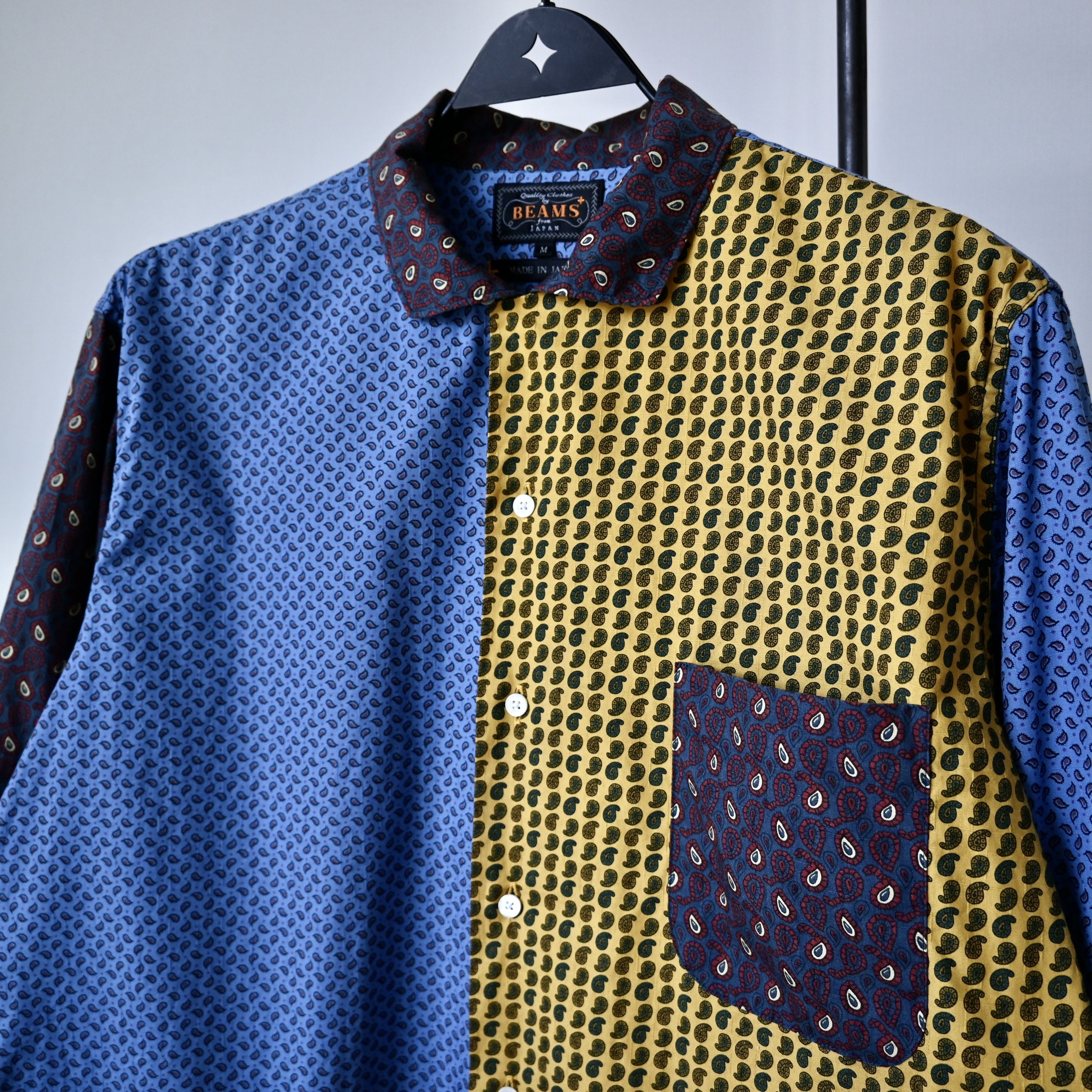 Beams Plus BEAMS Plus multicolor paisley panel open color shirt Size US M / EU 48-50 / 2 - 6 Thumbnail