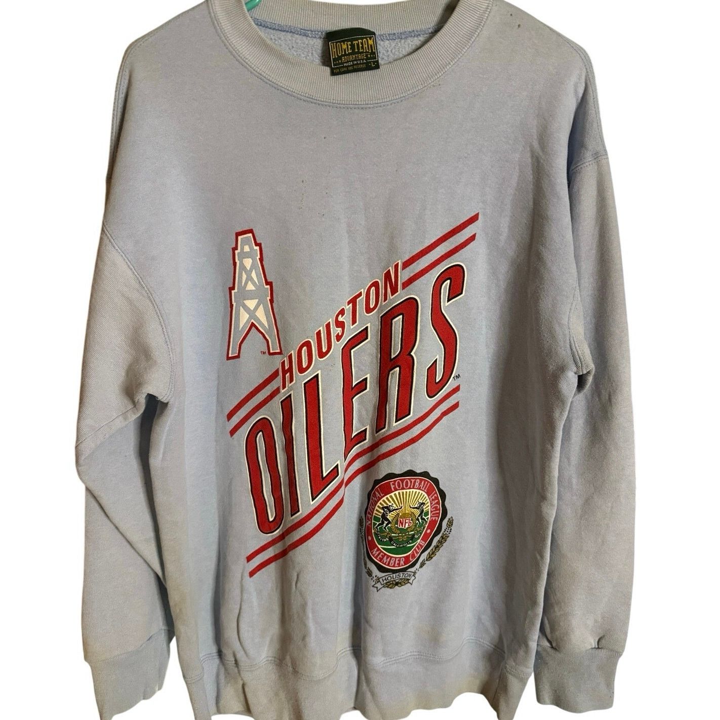 Other Vintage Houston Oilers Crewneck Size US L / EU 52-54 / 3 - 1 Thumbnail