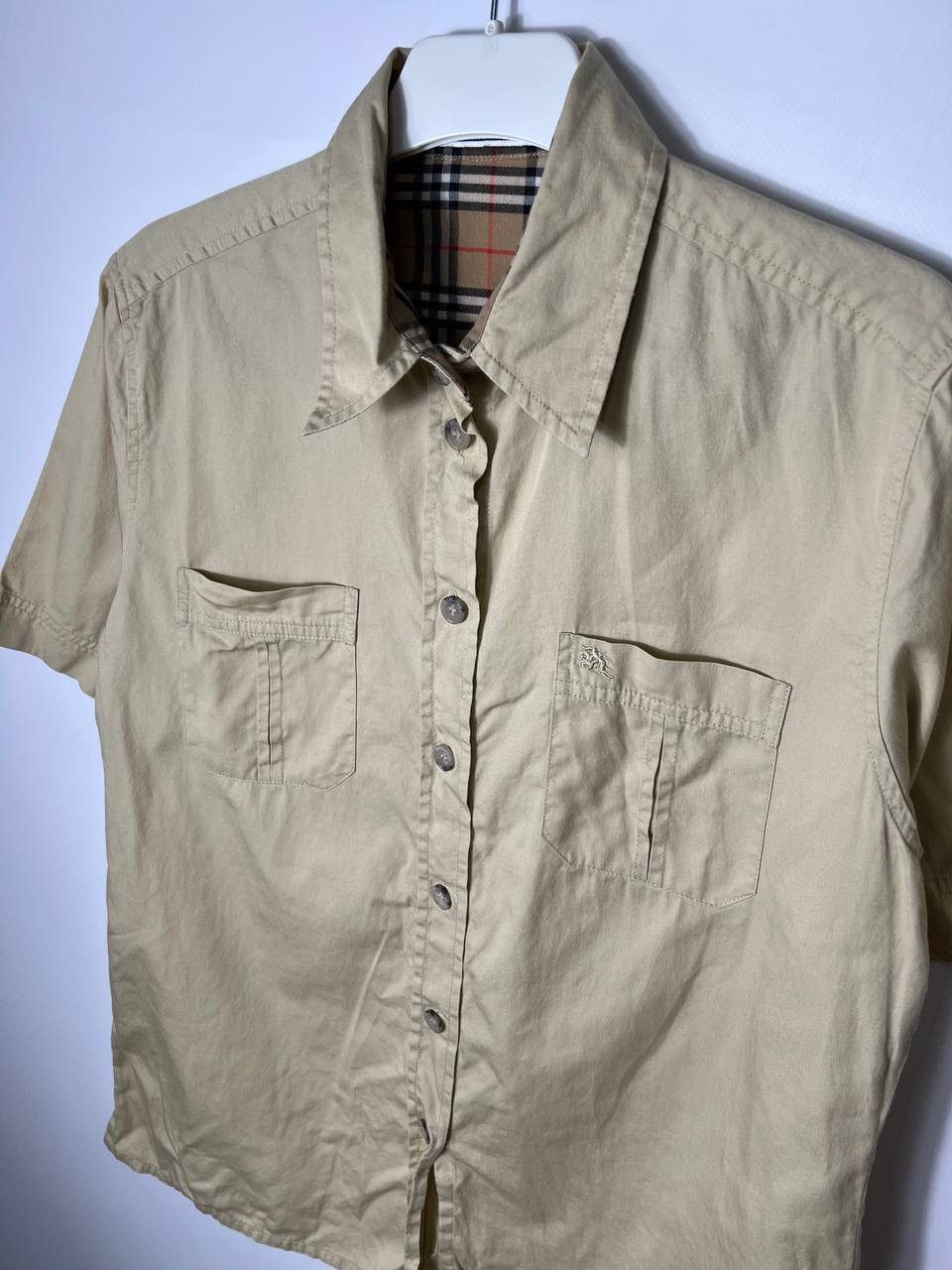 Burberry Vintage Burberrys Shirt Button Up Nova Check Y2K Size L / US 10 / IT 46 - 2 Thumbnail