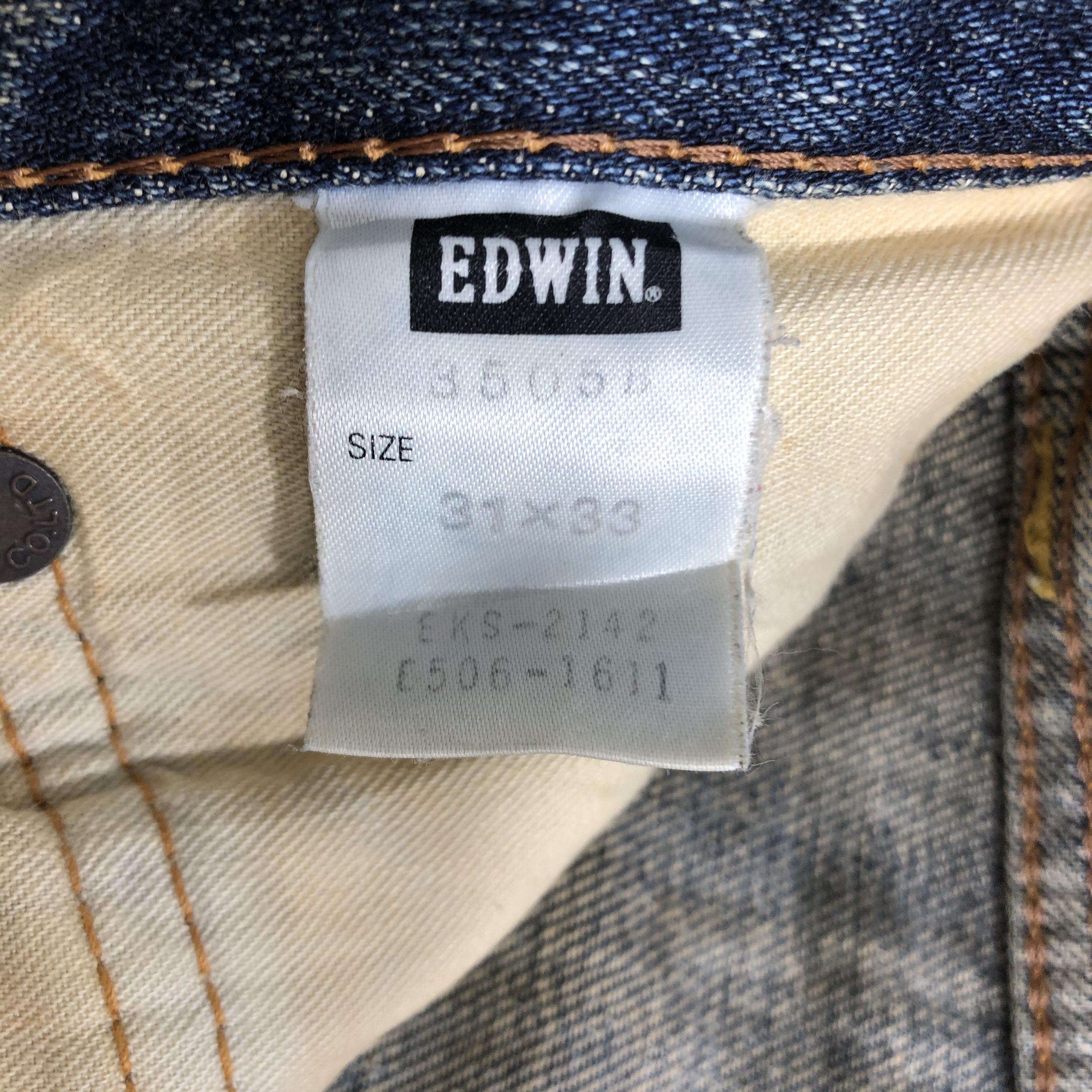 Edwin Vintage Distress Edwin 505 Selvedge Jeans-JM3565 Size US 34 / EU 50 - 8 Thumbnail