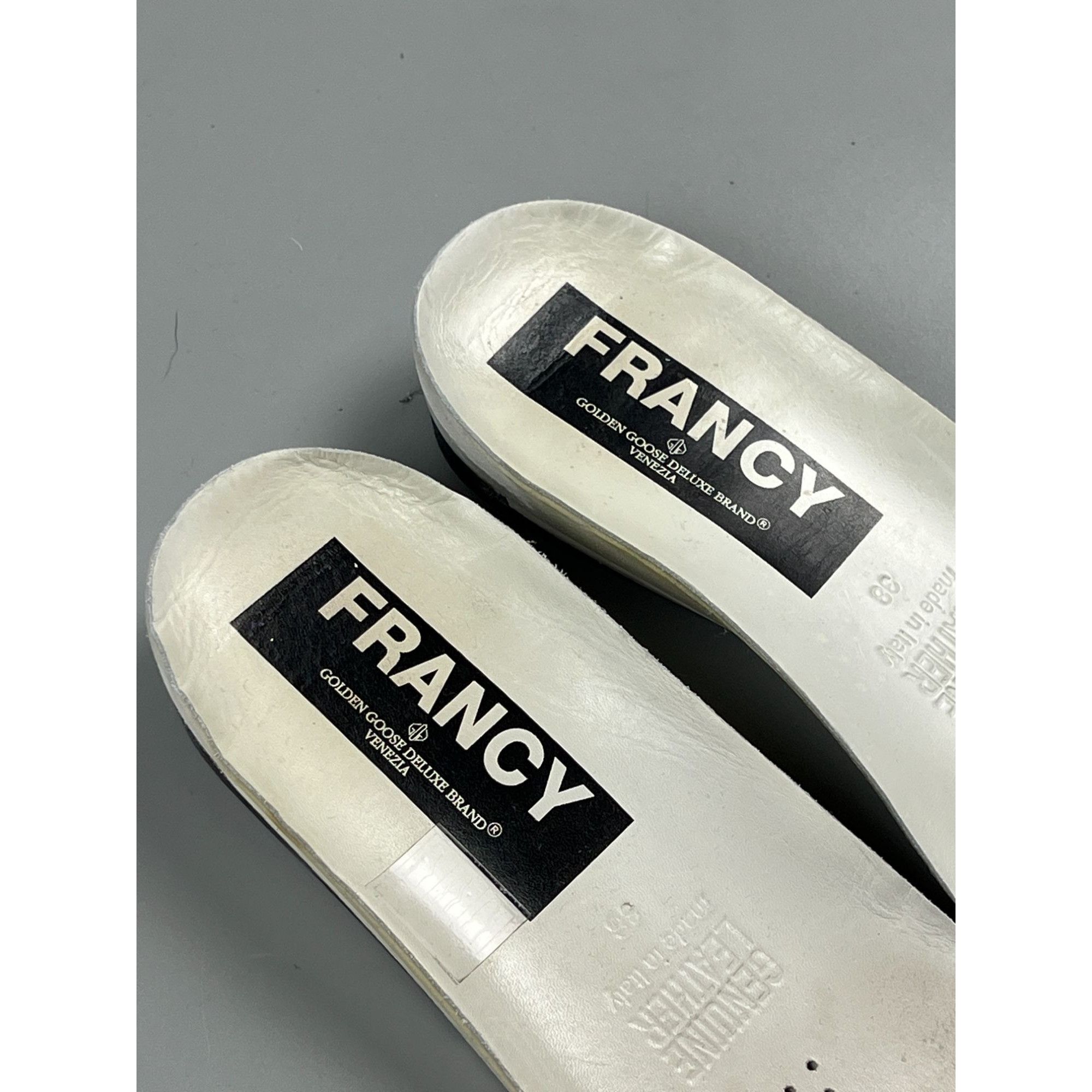 Golden Goose Golden Goose Francy Hi Top Denim Sneakers (Y0781) Size US 8 / IT 38 - 14 Thumbnail