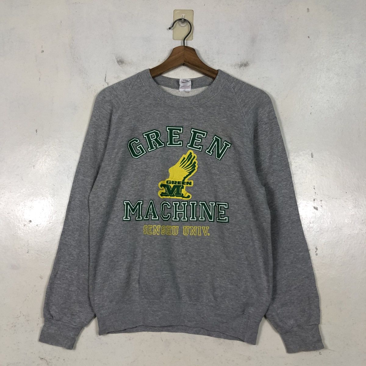 Japanese Brand 📌Green Machine Senshu University Vintage Sweatshirt Size US M / EU 48-50 / 2 - 3 Thumbnail
