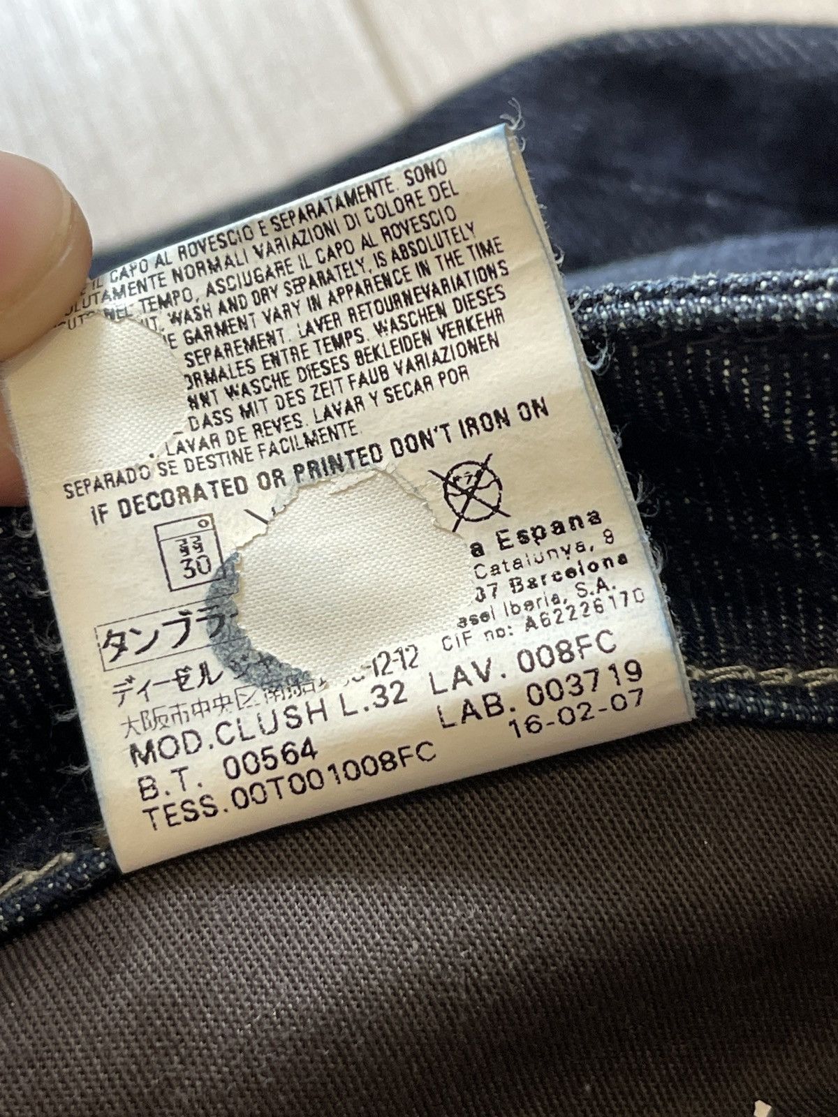 Diesel Vintage diesel woman jeans pants W27L32 Size 27" / US 4 / IT 40 - 9 Thumbnail