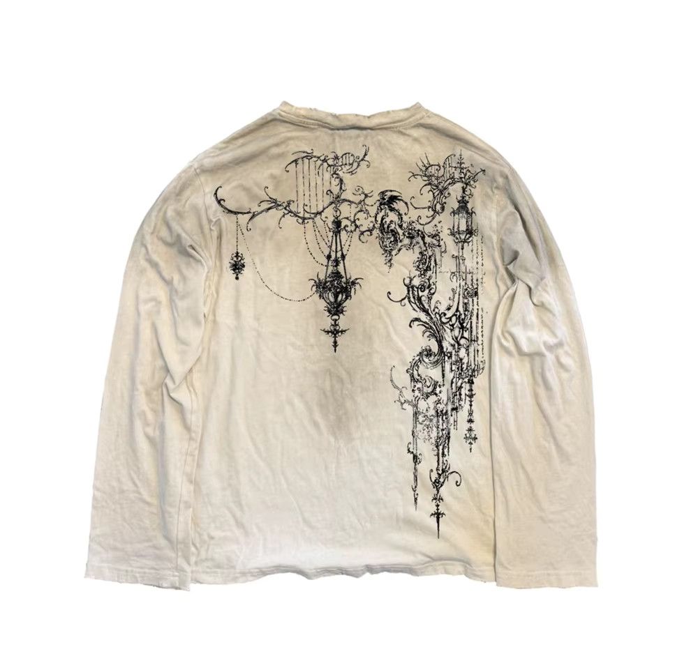 Japanese Brand Vintage Washed Long Sleeves T-Shirt Size US XL / EU 56 / 4 - 4 Thumbnail