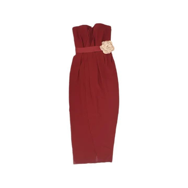 Lanvin Elegant Solid Color Strapless Dress -2507