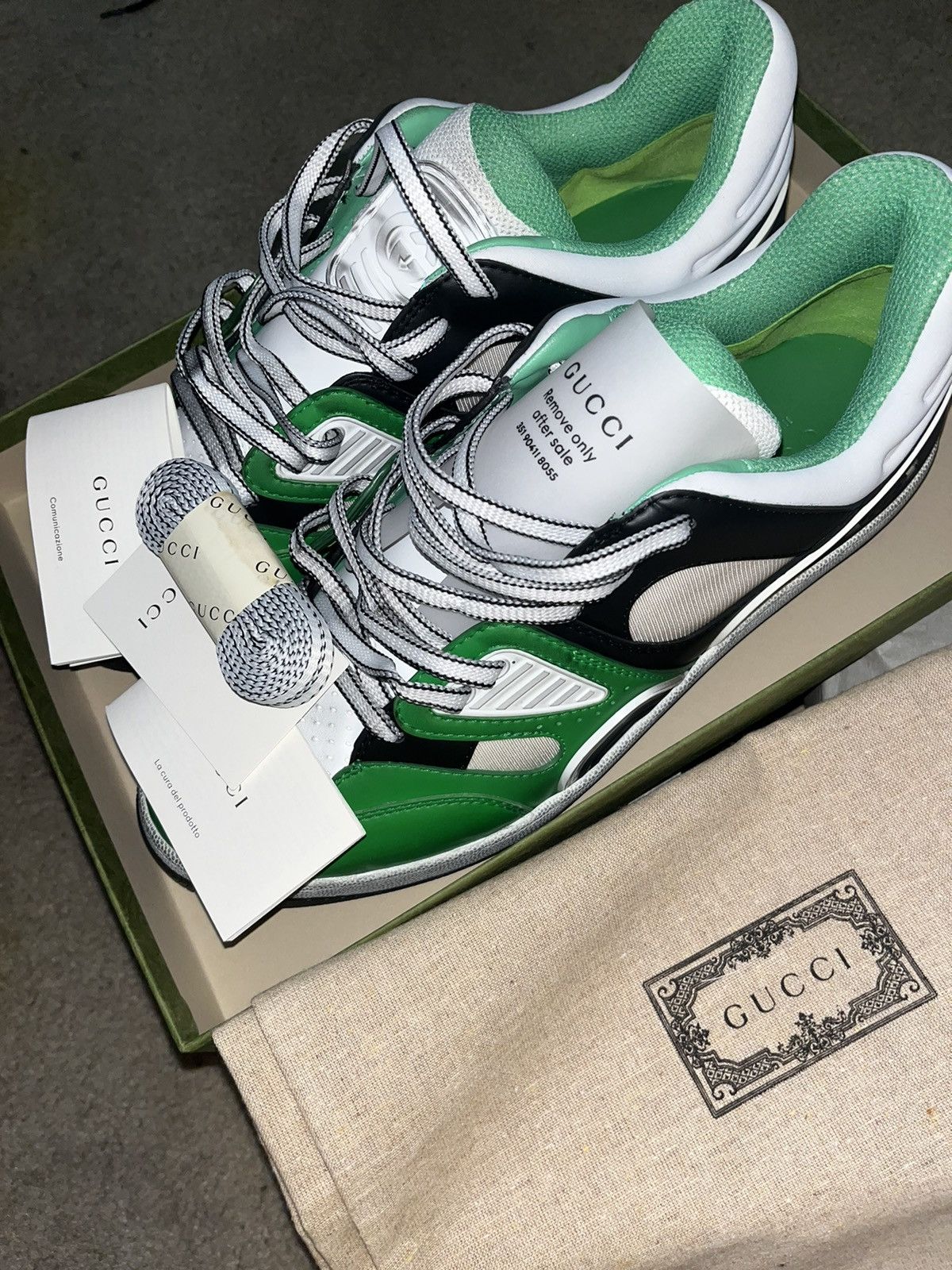 Gucci Gucci Basket ‘Green Demetra’ Size US 10.5 / EU 43-44 - 11 Thumbnail