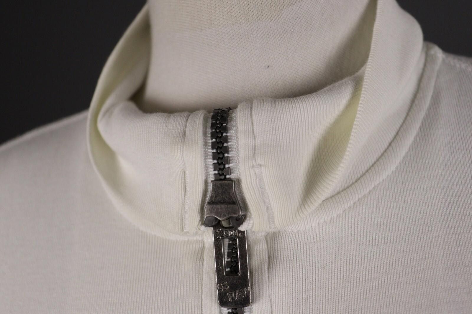 G-Star G-Star 3301 White Big Logo Full Zip Sweater Size M Size M / US 6-8 / IT 42-44 - 5 Thumbnail