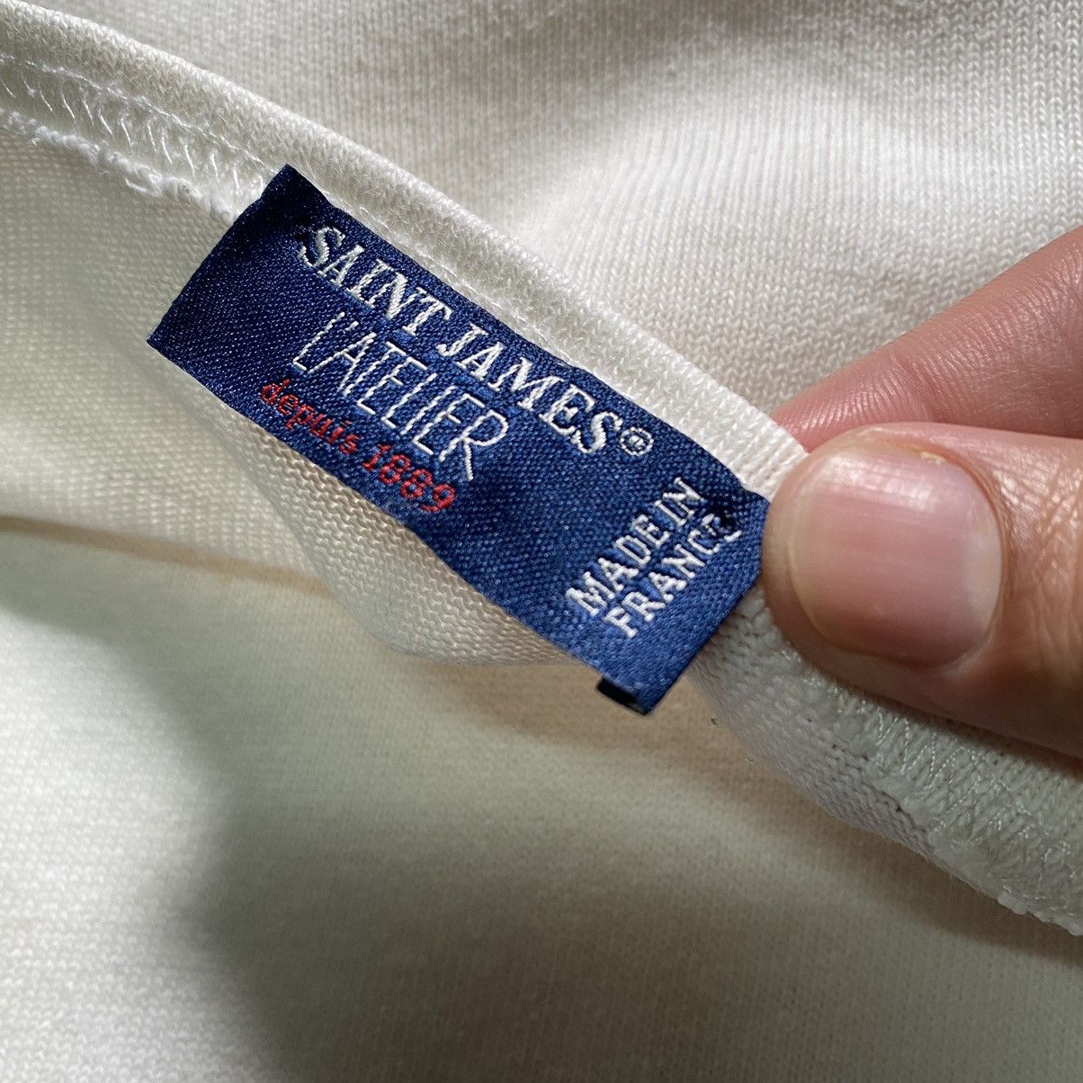 Designer × Saint James Vintage Saint James L’Atelier Longsleeve Shirt Size US S / EU 44-46 / 1 - 6 Thumbnail