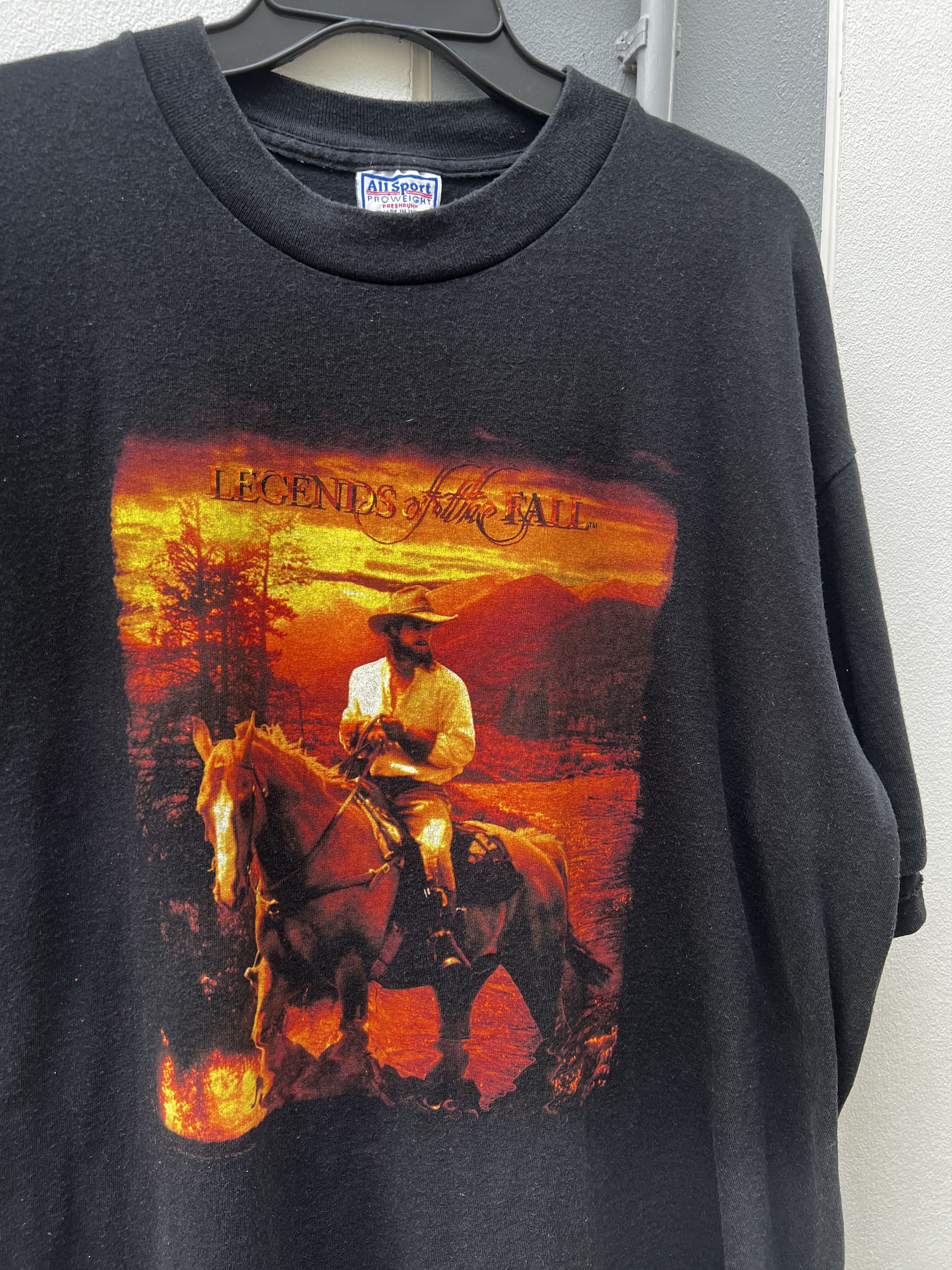 All Sport Vintage 90s Legends of the Fall Movie Promo Tee Brad Pitt Size US XL / EU 56 / 4 - 1 Thumbnail