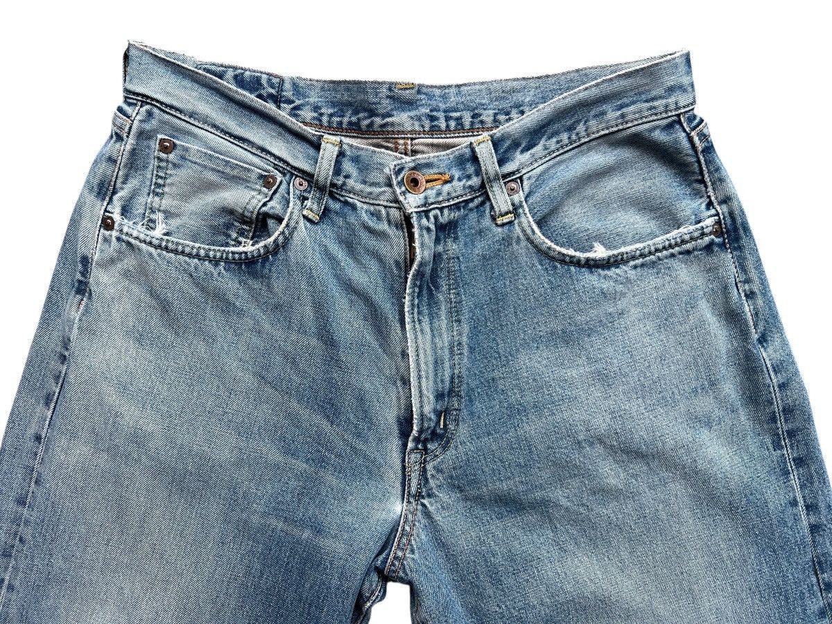 Edwin Vintage Edwin 505 Selvedge Distressed Denim Jeans 33 Size US 33 - 7 Thumbnail