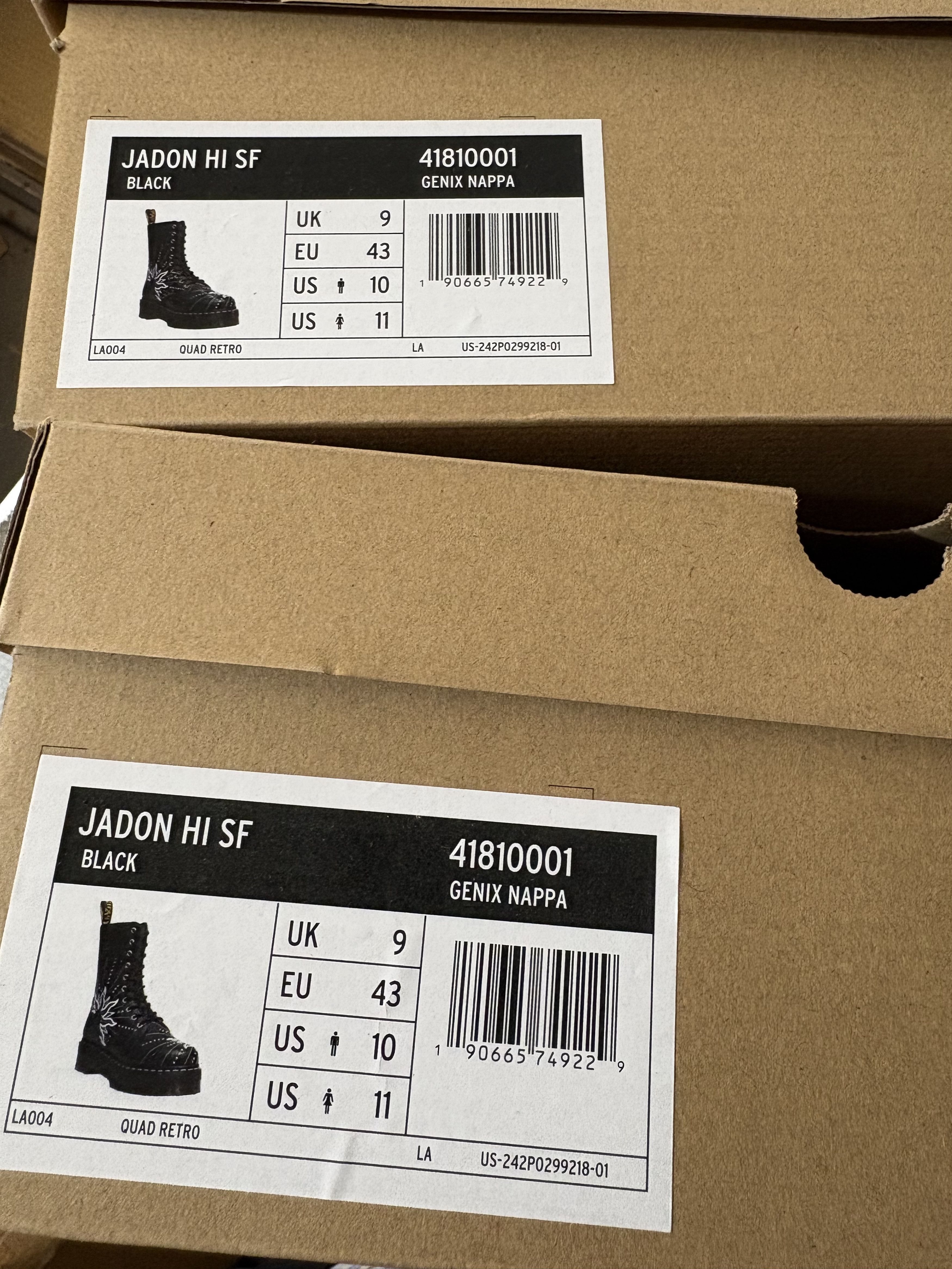 Dr. Martens DR. MARTENS JADON HI SOLAR FLARE LEATHER PLATFORMS Size US 11 / EU 44 - 8 Thumbnail