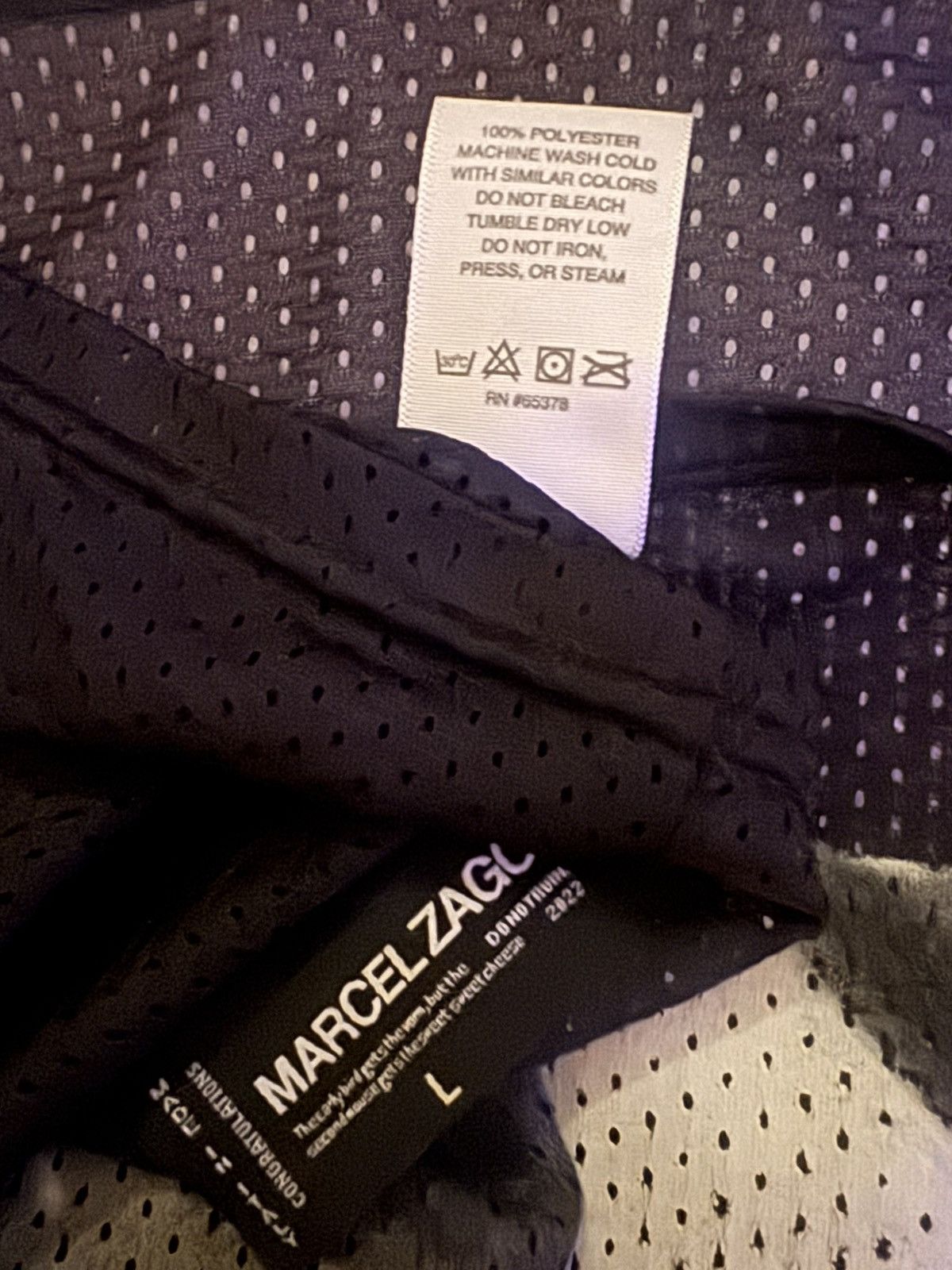 Marcel Zago Marcel Zago Michael Jackson Mesh Jersey Black Size L Size US L / EU 52-54 / 3 - 6 Thumbnail