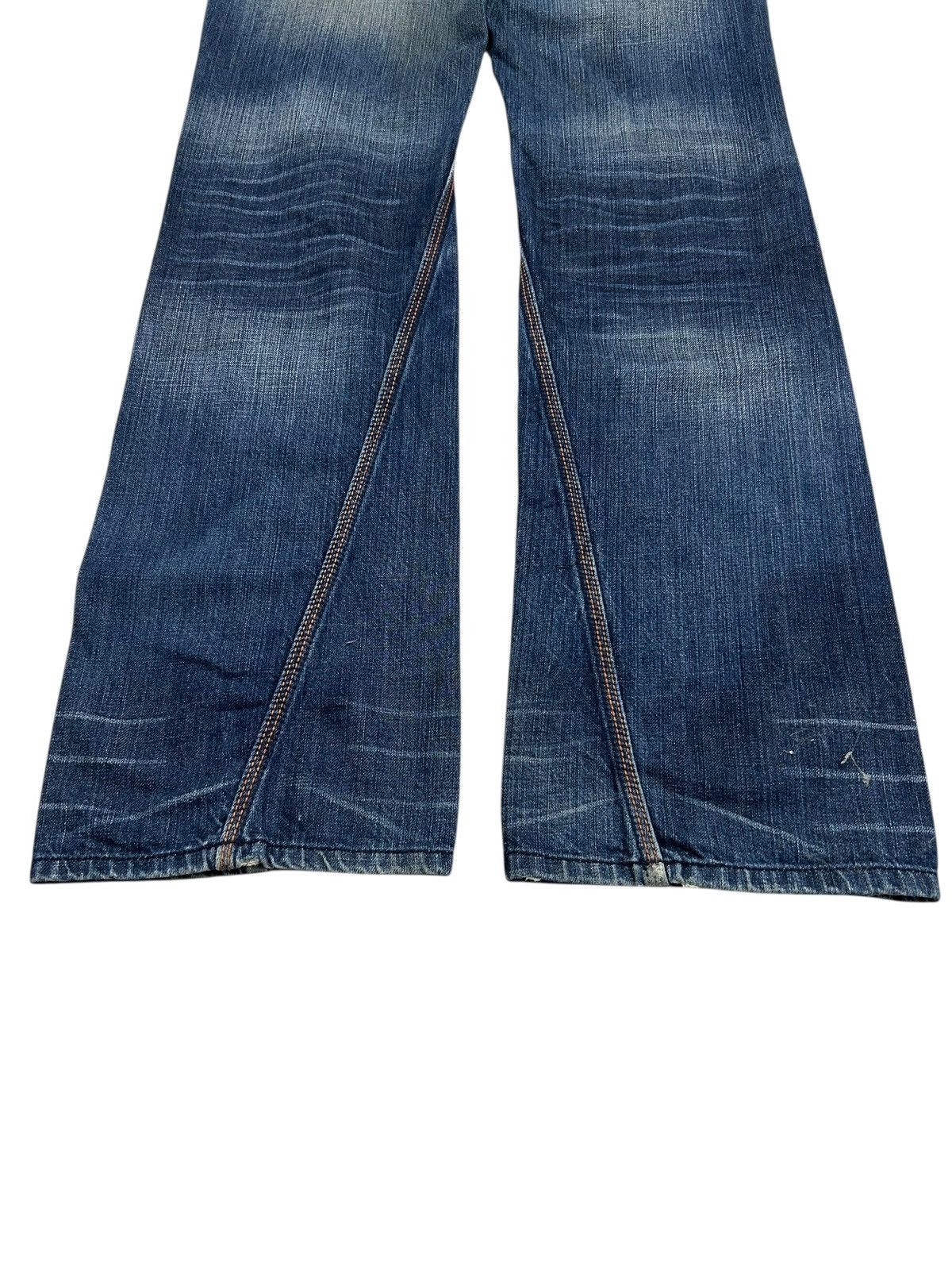 Japanese Brand Y2k Hideaways Nicole Mud Wash Rivet Button Size US 31 - 10 Thumbnail