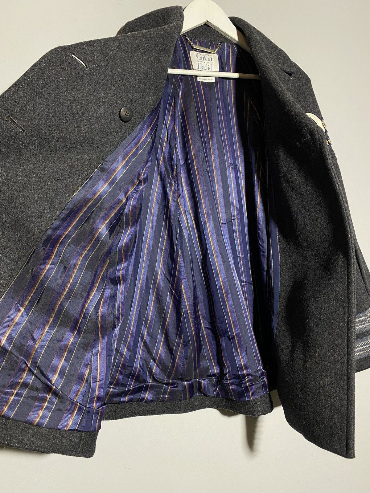 Tommy Hilfiger Gigi Hadid x Tommy Hilfiger Runway Wool Coat Jacket Size S / US 4 / IT 40 - 17 Thumbnail