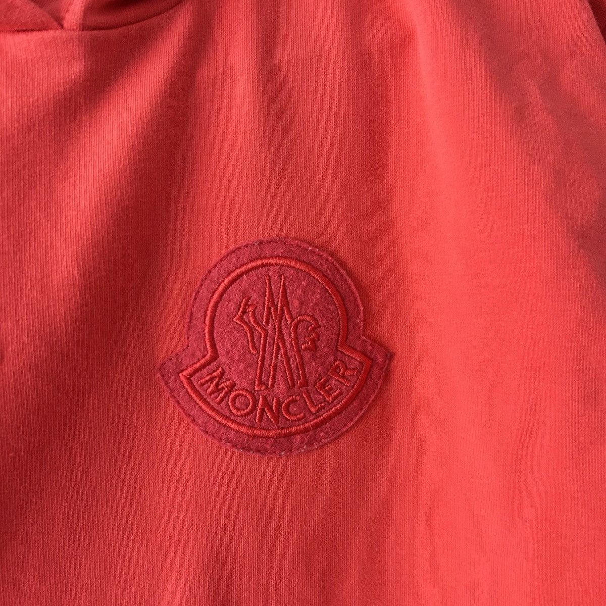 Moncler Moncler red coral girl hoodie size 10 anna 140cm Size XXS / US 00 / IT 34 - 5 Thumbnail