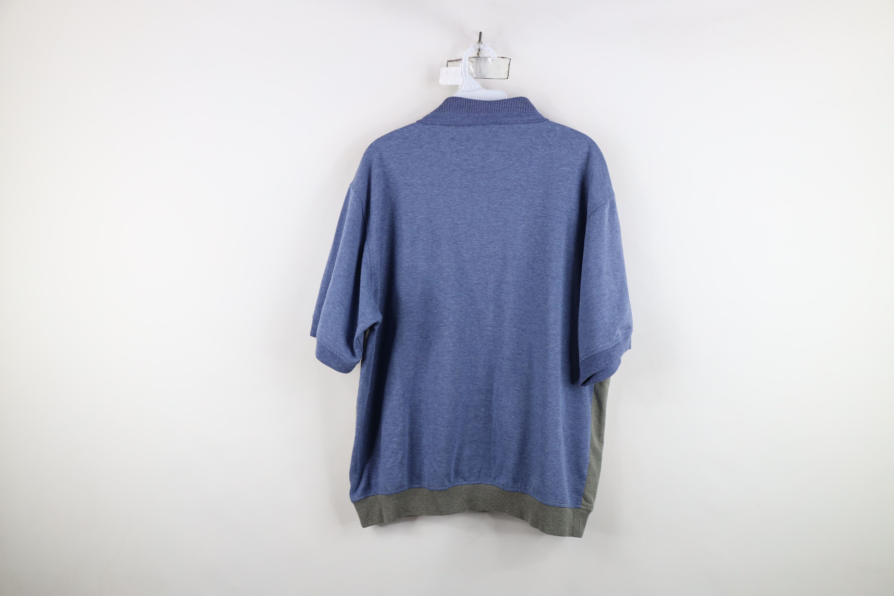 Vintage Vintage 90s Streetwear Striped Block Pullover Polo Shirt Size US L / EU 52-54 / 3 - 12 Thumbnail