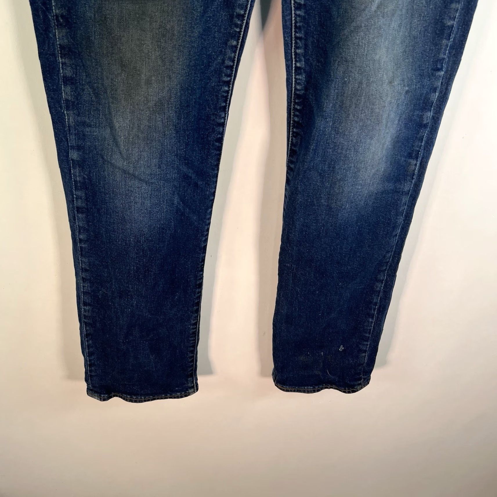 Levi's VINTAGE Levi's 514 Jeans Mens 34x32 Blue Straight Denim 5-Pocket 90s Retro USA Big E Distressed Mid Rise Regular Fit Jeans Size US 34 / EU 50 - 4 Thumbnail