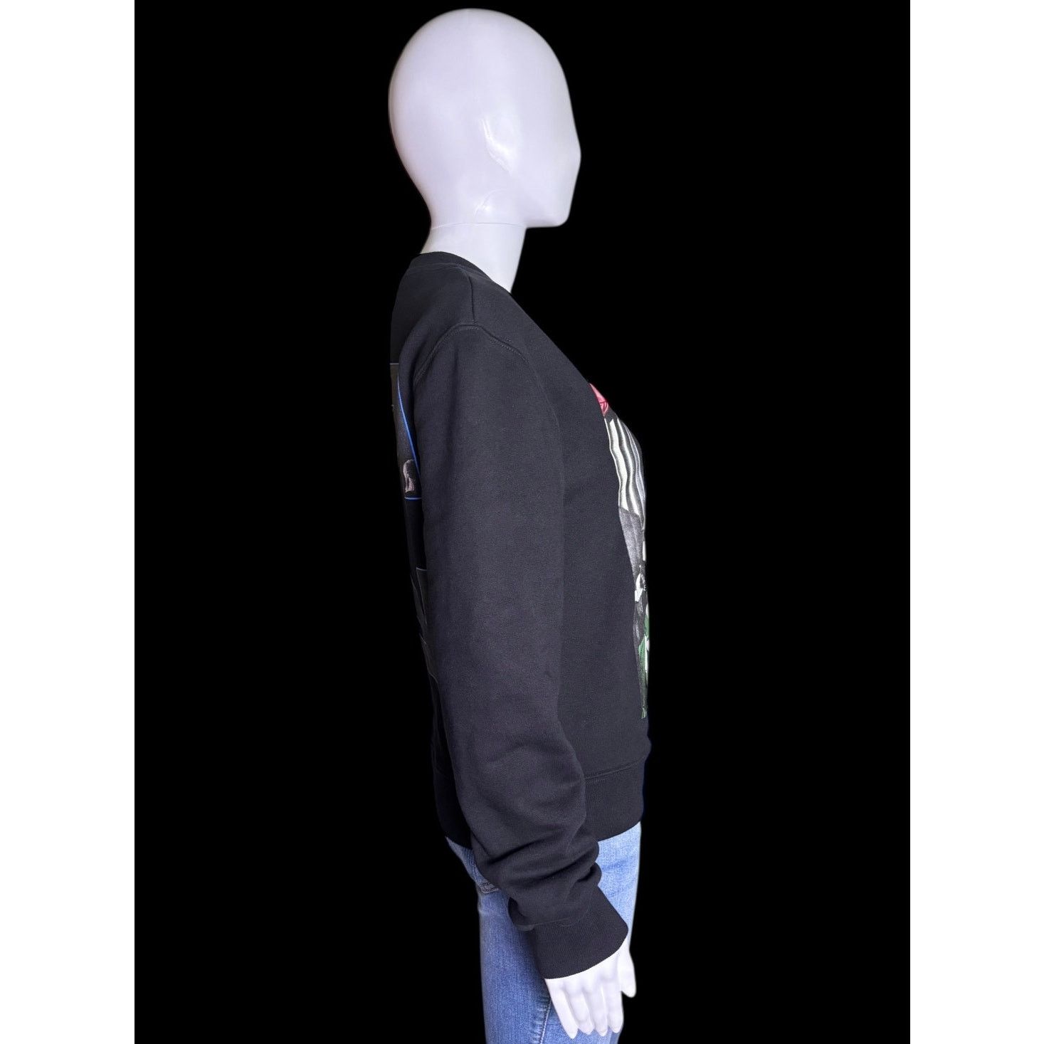 Off-White 2020 Off-White Caravaggio Painting Slim Crewneck Sweatshirt Size US XXS / EU 40 - 5 Thumbnail