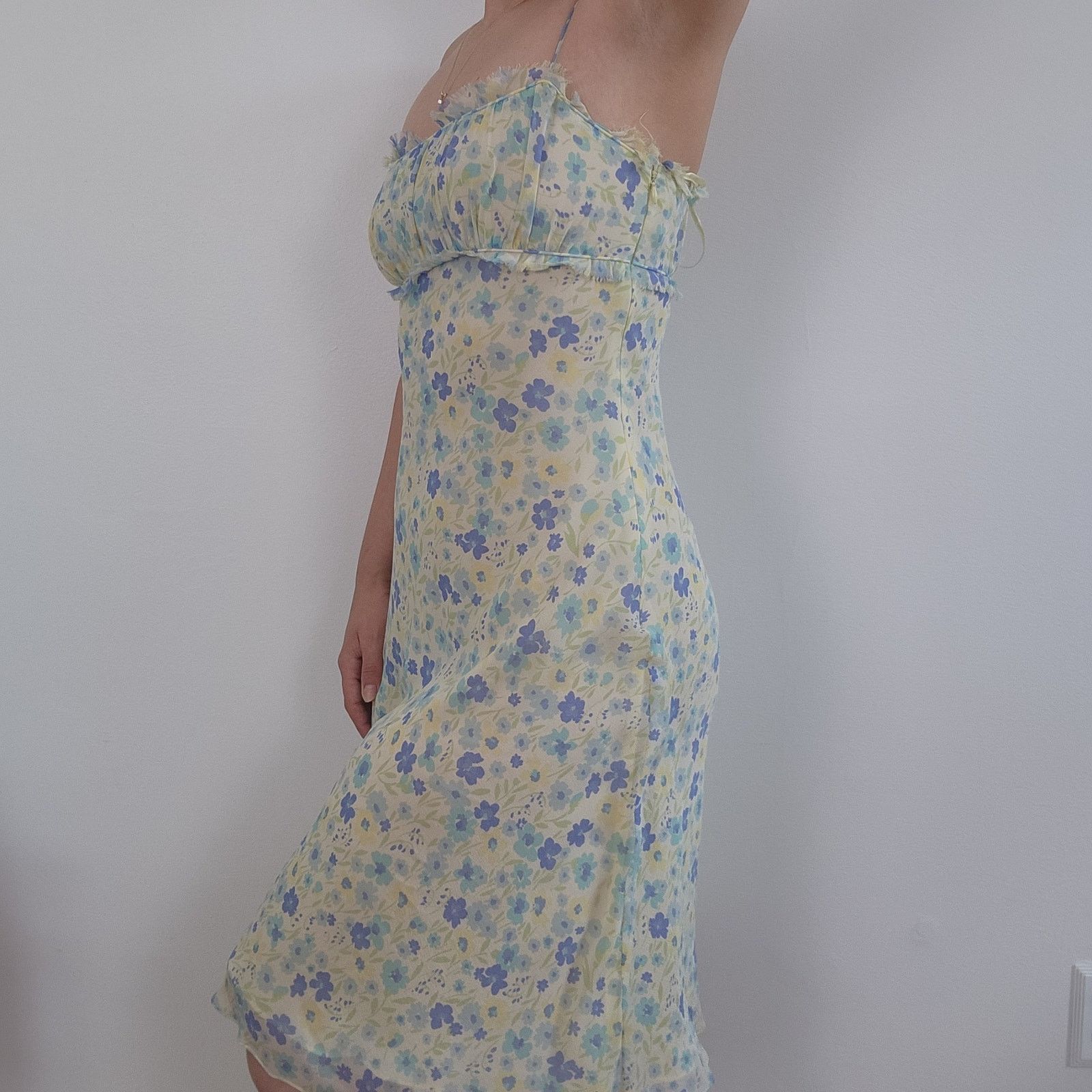 Express Express Silk Flower Babydoll Dress 3/4 Size S / US 4 / IT 40 - 4 Thumbnail