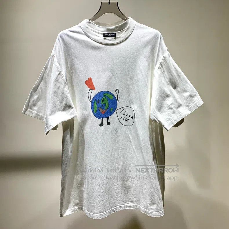 Balenciaga Balenciaga Home Letter Pattern Print Short Sleeve T-Shirt Size US XXS / EU 40 - 2 Thumbnail