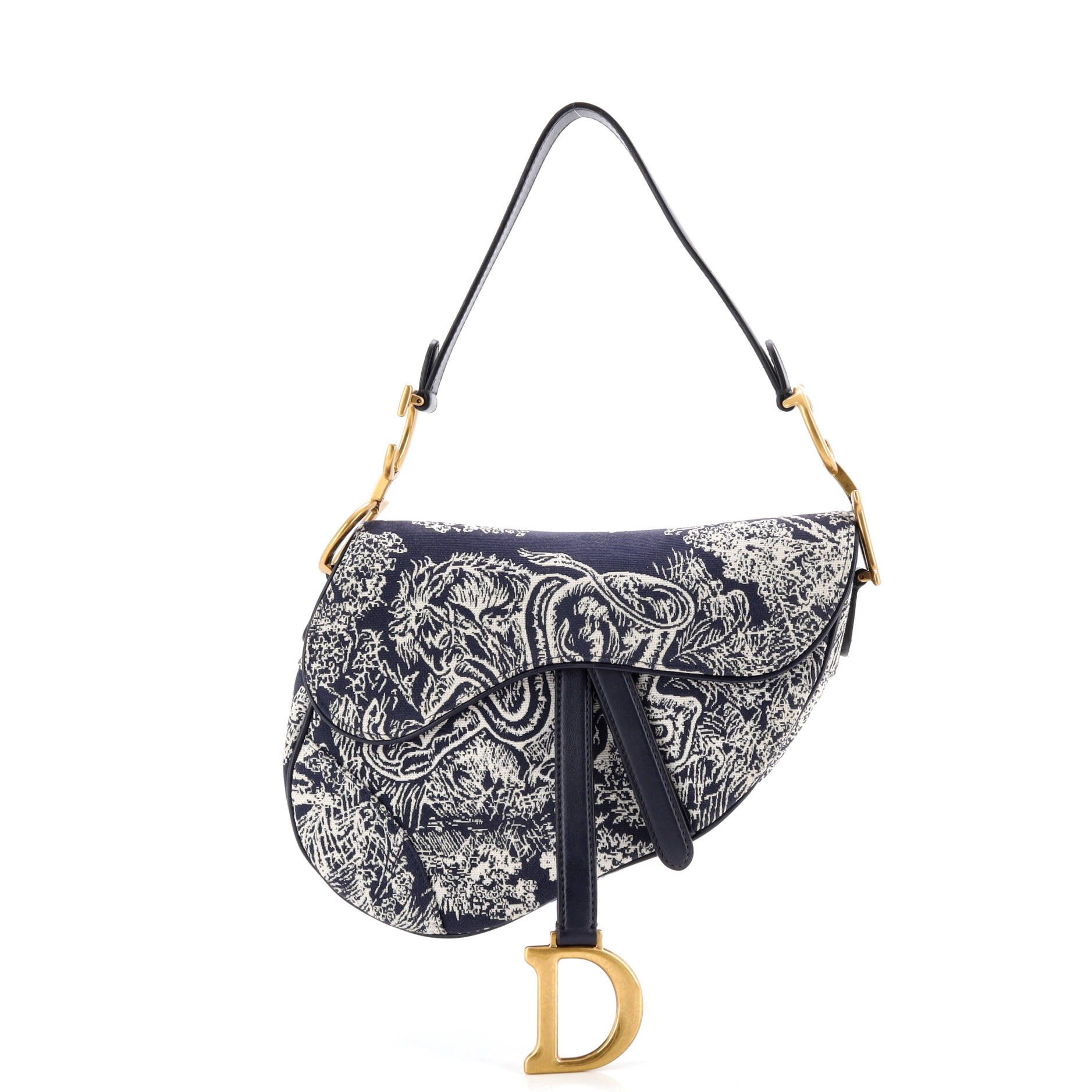 Dior Toile De Jouy Saddle Bag Size ONE SIZE - 1 Thumbnail