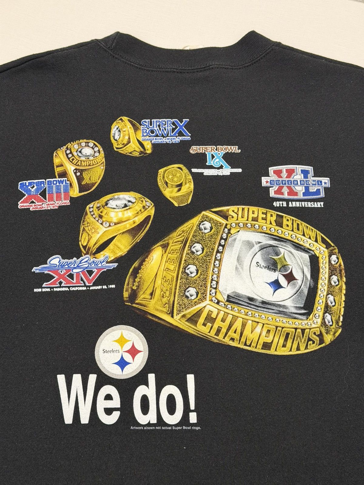 NFL Vintage 90s Pittsburgh Steelers “Got Rings? We Do!” NFL XL Size US XL / EU 56 / 4 - 7 Thumbnail