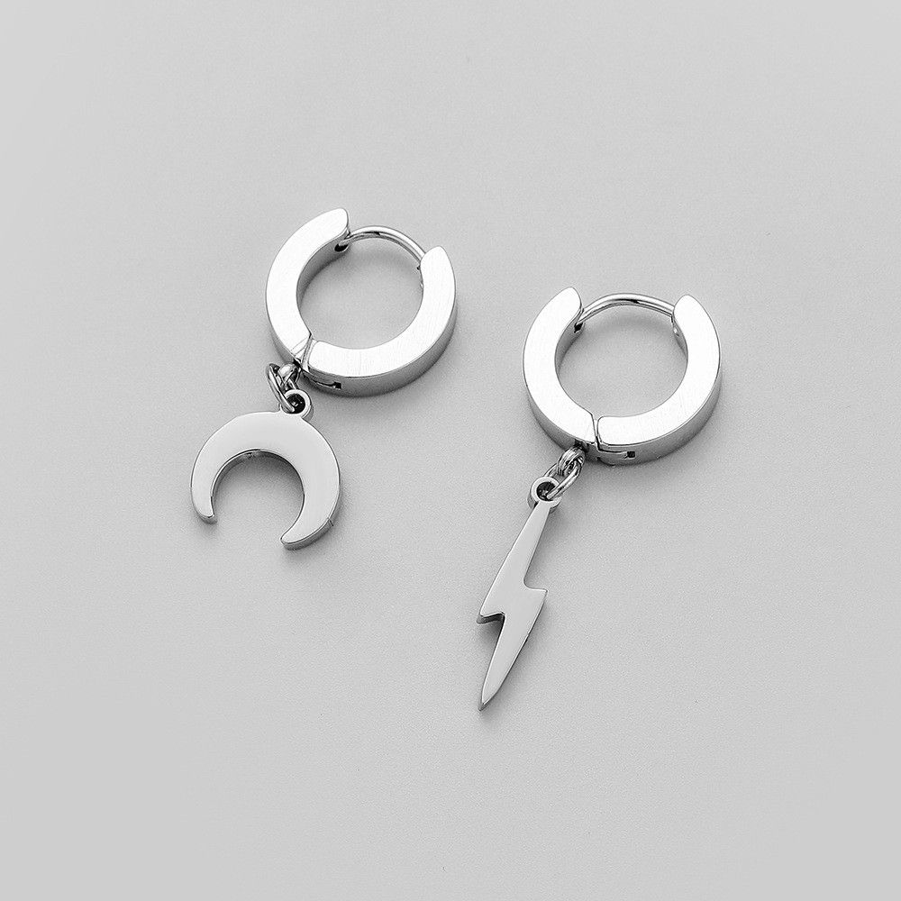 Jewelry Light Rare Earrings One Pairs Chrome Jewelry Size ONE SIZE - 2 Thumbnail