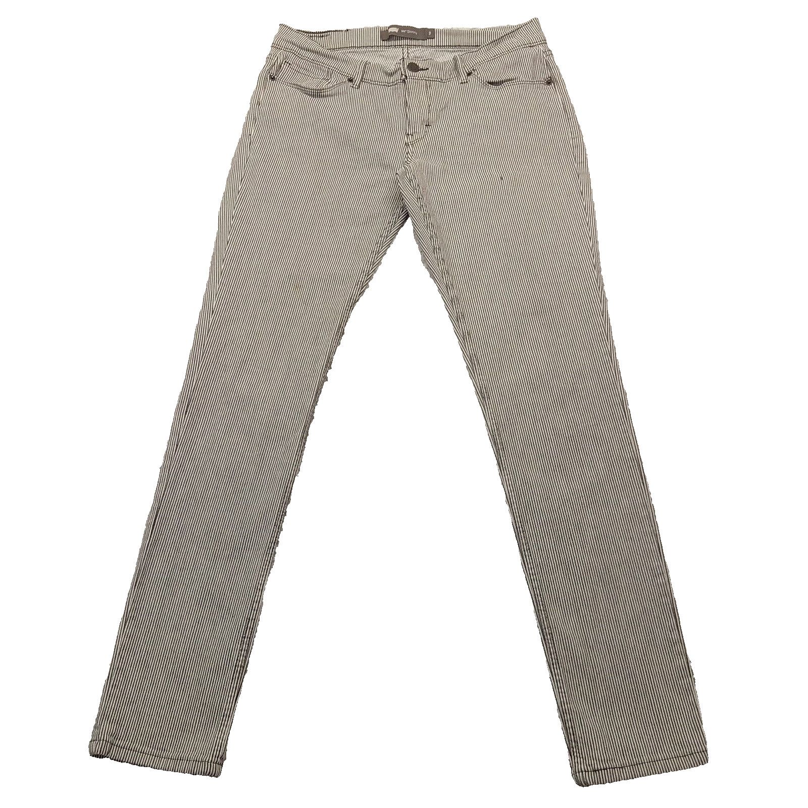 Levi's Levi's 524 Jeans 32 X 32 Women's Skinny Pinstripe Denim Size 32" / US 10 / IT 46 - 1 Thumbnail