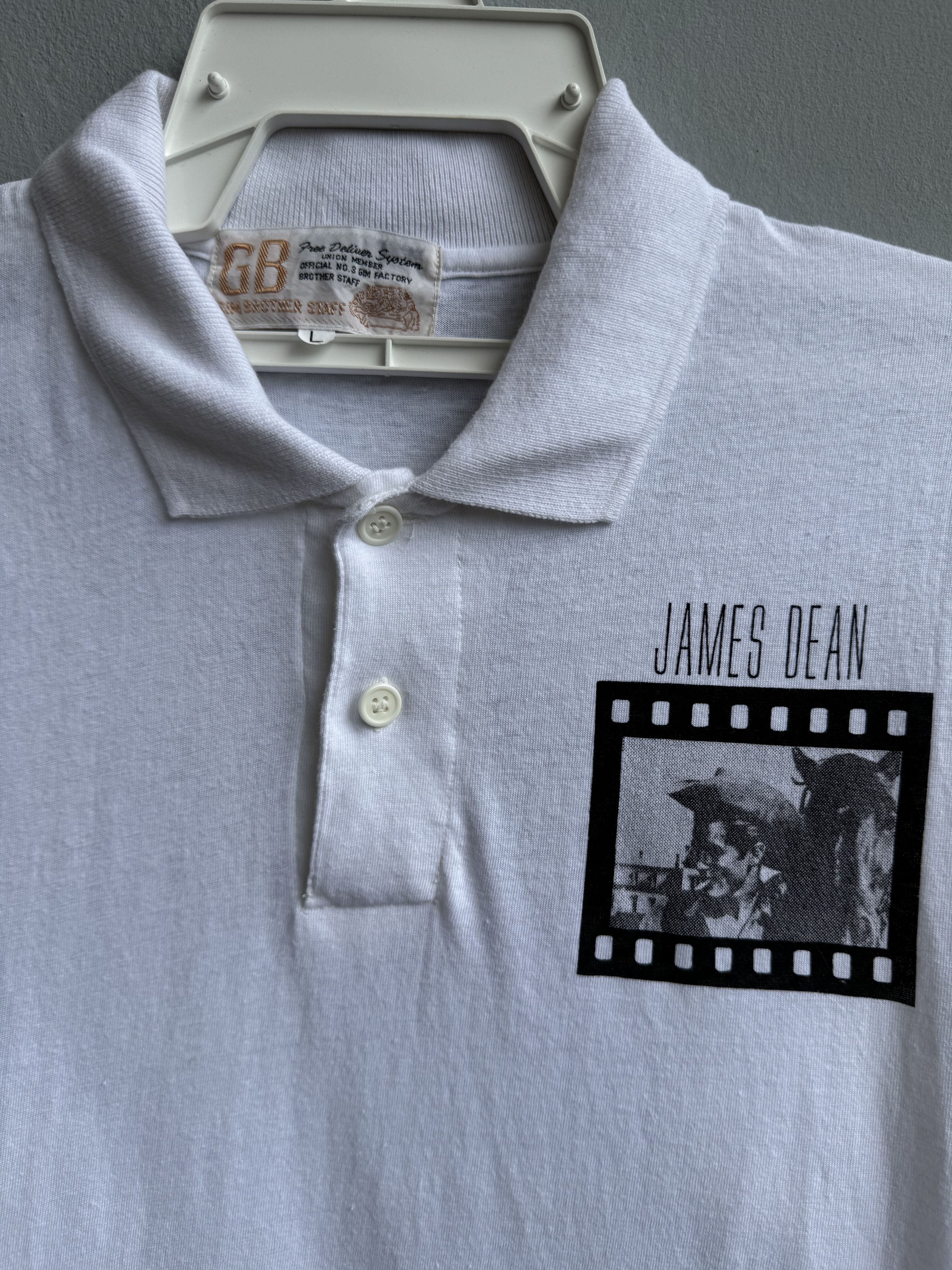 Vintage James Dean Polos Vintage Shirt Size US L / EU 52-54 / 3 - 3 Thumbnail