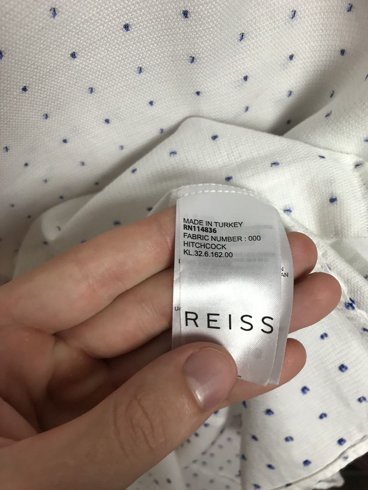 Reiss Reiss luxury streetwear shirt Size US M / EU 48-50 / 2 - 5 Thumbnail