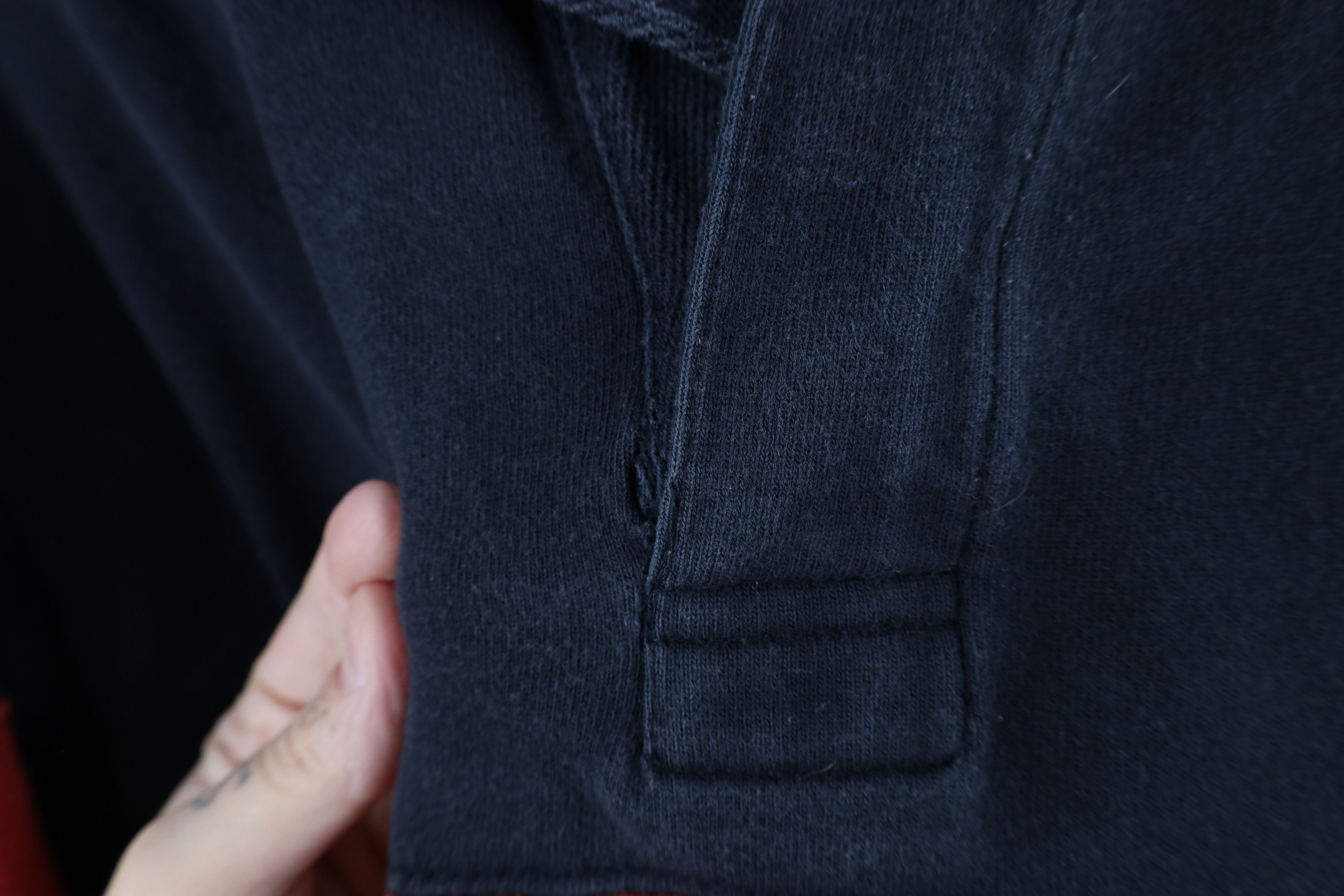 Vintage Vintage 90s Streetwear Block Long Sleeve Rugby Polo Shirt Size US M / EU 48-50 / 2 - 4 Thumbnail