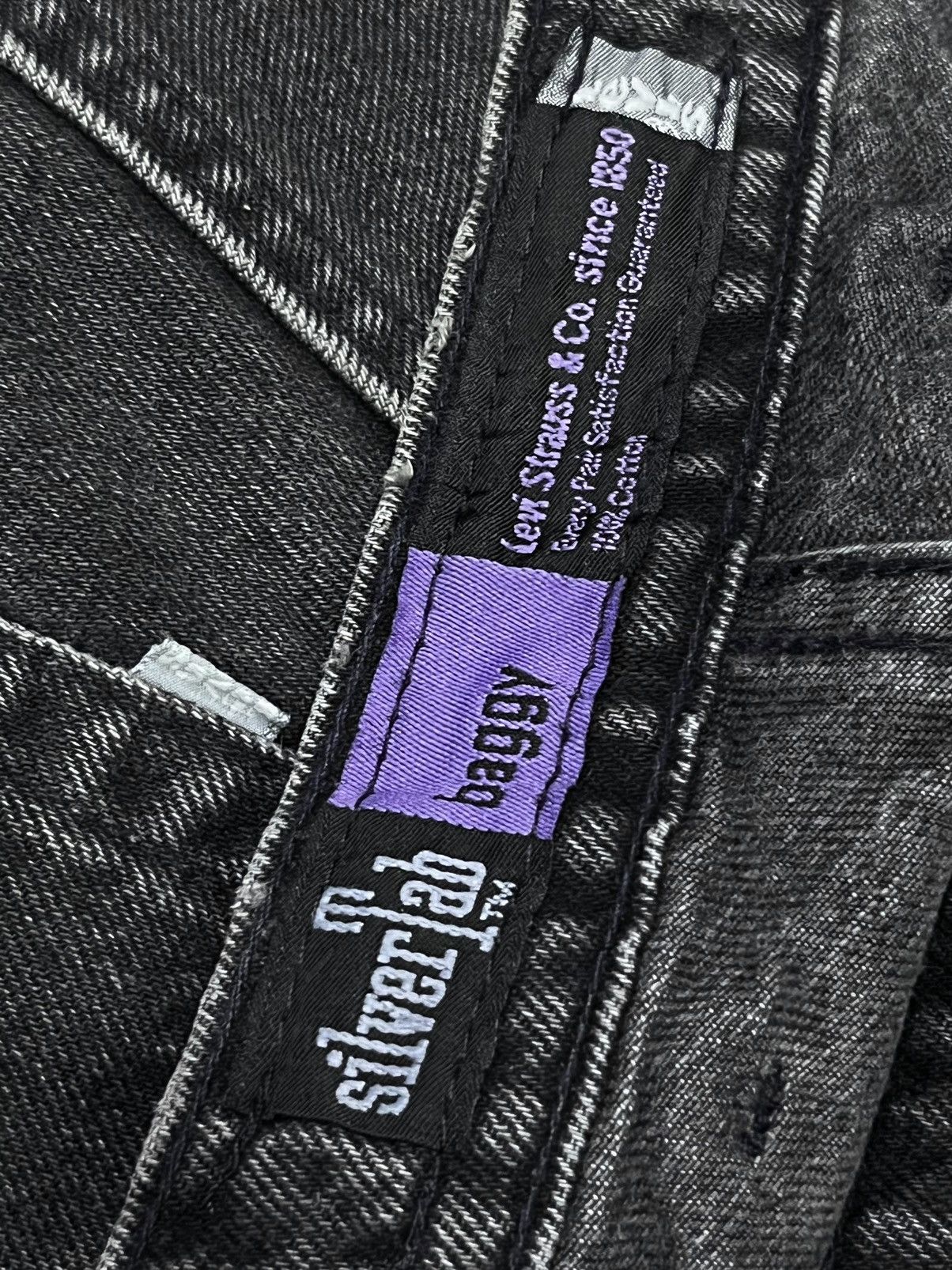 Levi's Made & Crafted VINTAGE 90’s LEVI’S SILVERTAB BAGGY MADE IN USA HIP HOP JNCO Size US 27 - 10 Thumbnail