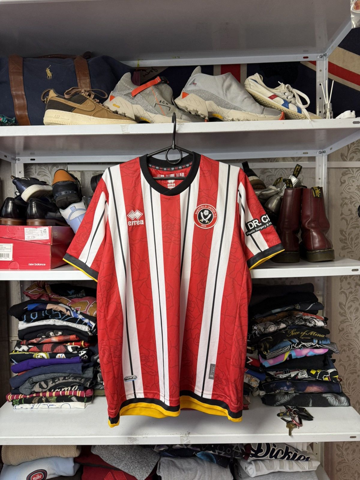 Vintage Errea Sheffield Jersey Short Sleeve T-Shirt 2022-2023 Size US M / EU 48-50 / 2 - 1 Thumbnail