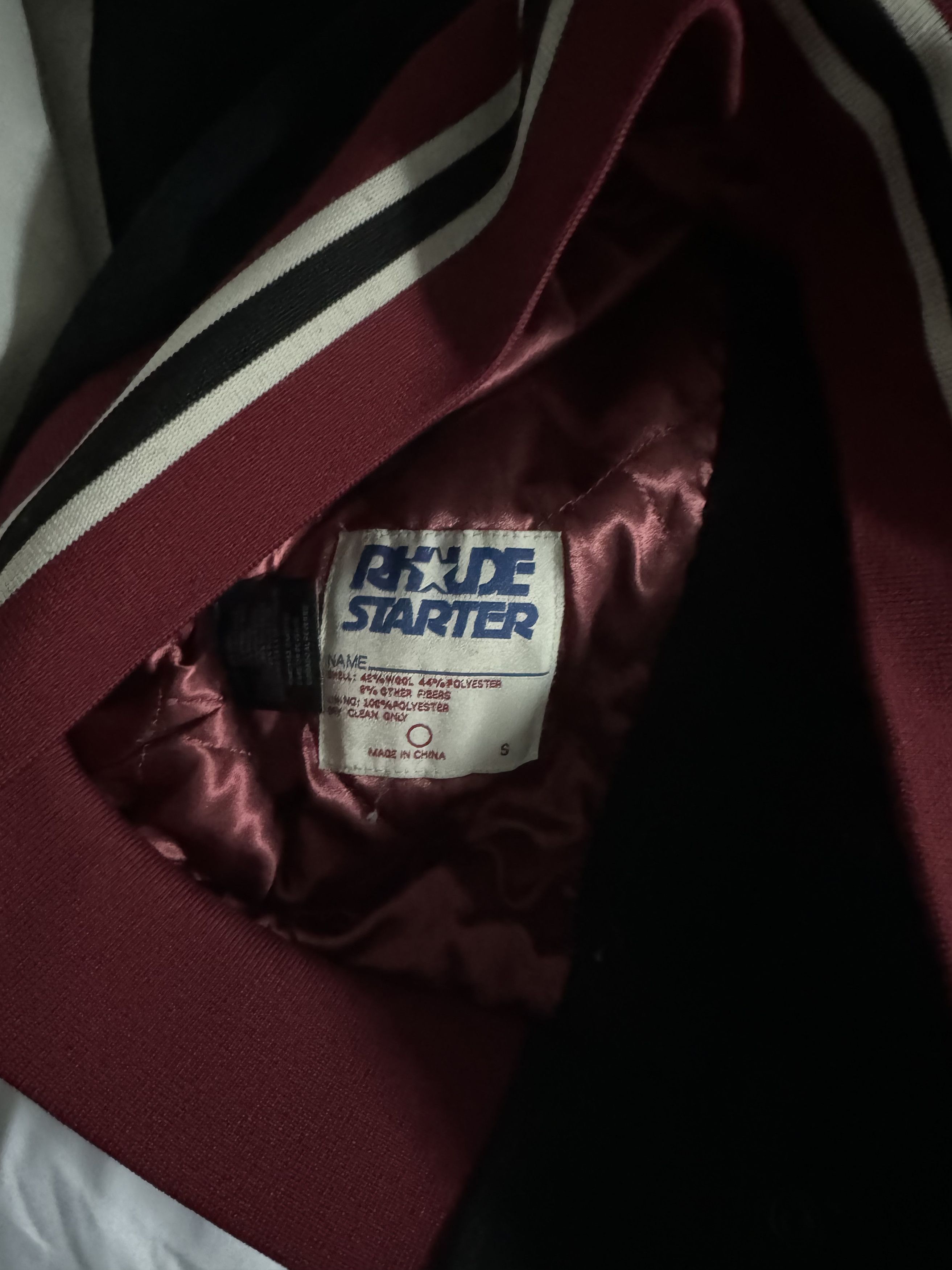 Rude × Starter Rhude Starter Varsity Jacket Size US S / EU 44-46 / 1 - 5 Thumbnail