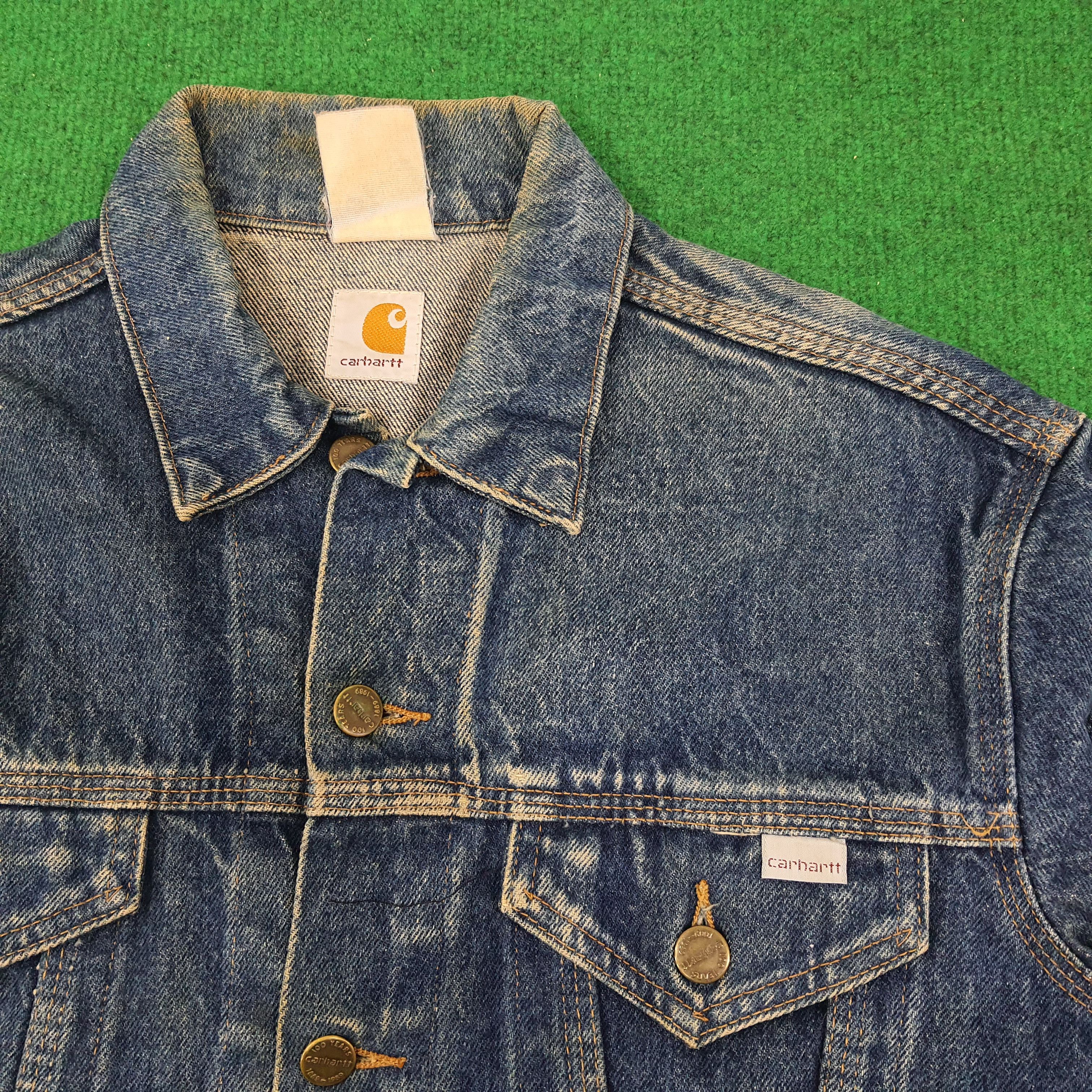 Carhartt × Vintage Vintage Carhartt Button Up Denim Jacket Size US M / EU 48-50 / 2 - 2 Thumbnail