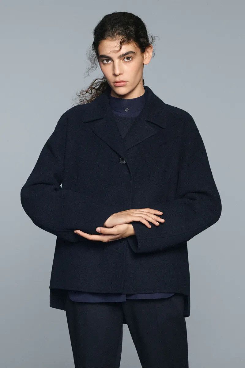 Jil Sander × Uniqlo +J Double Face Shirt Jacket Size M / US 6-8 / IT 42-44 - 1 Thumbnail